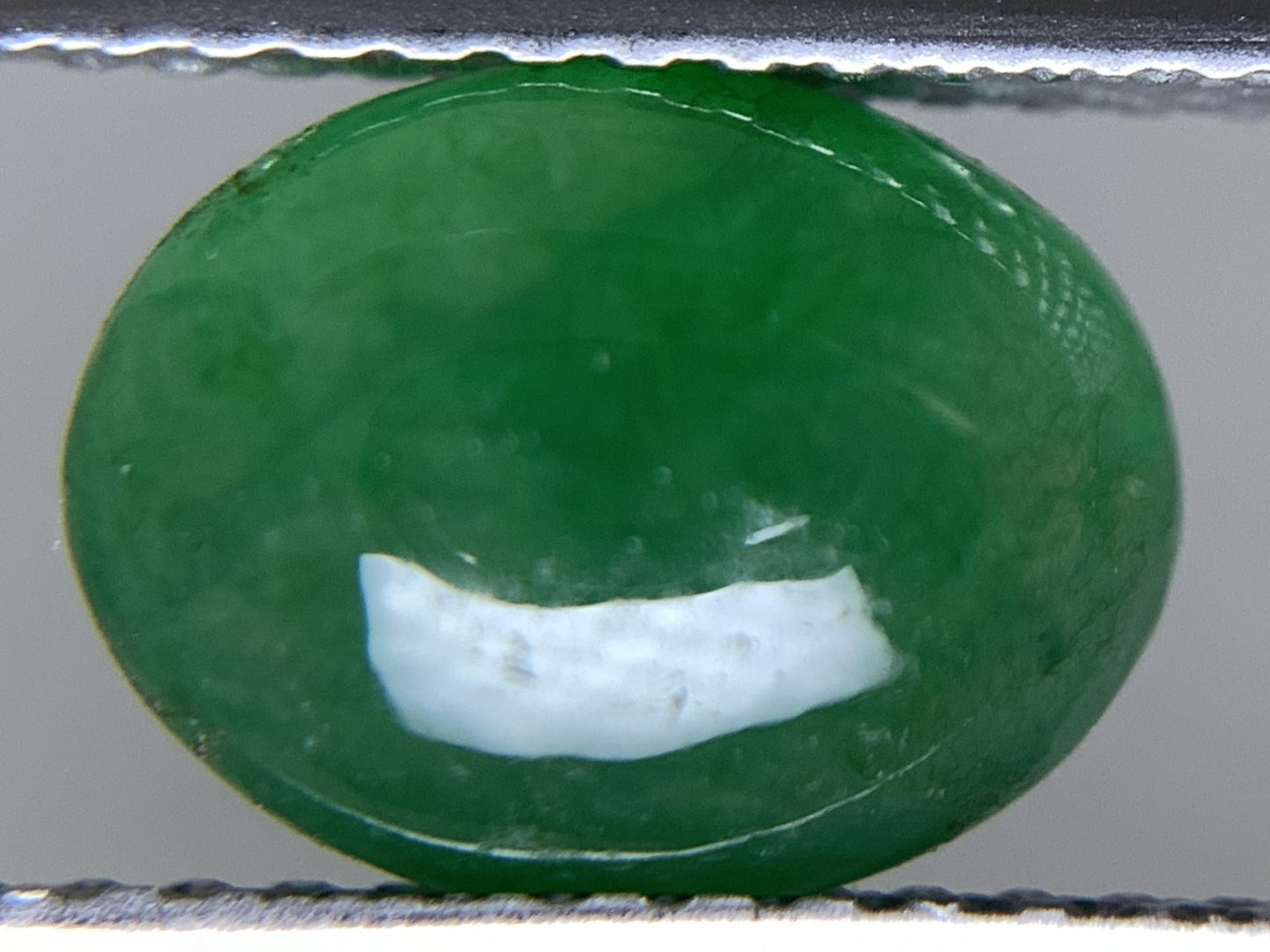 ヒスイ 翡翠  天然  2.136ct  宝石ソーティング付き  9.2㎜×7.0㎜×4.0㎜   ルース（ 裸石 ） 5351Y