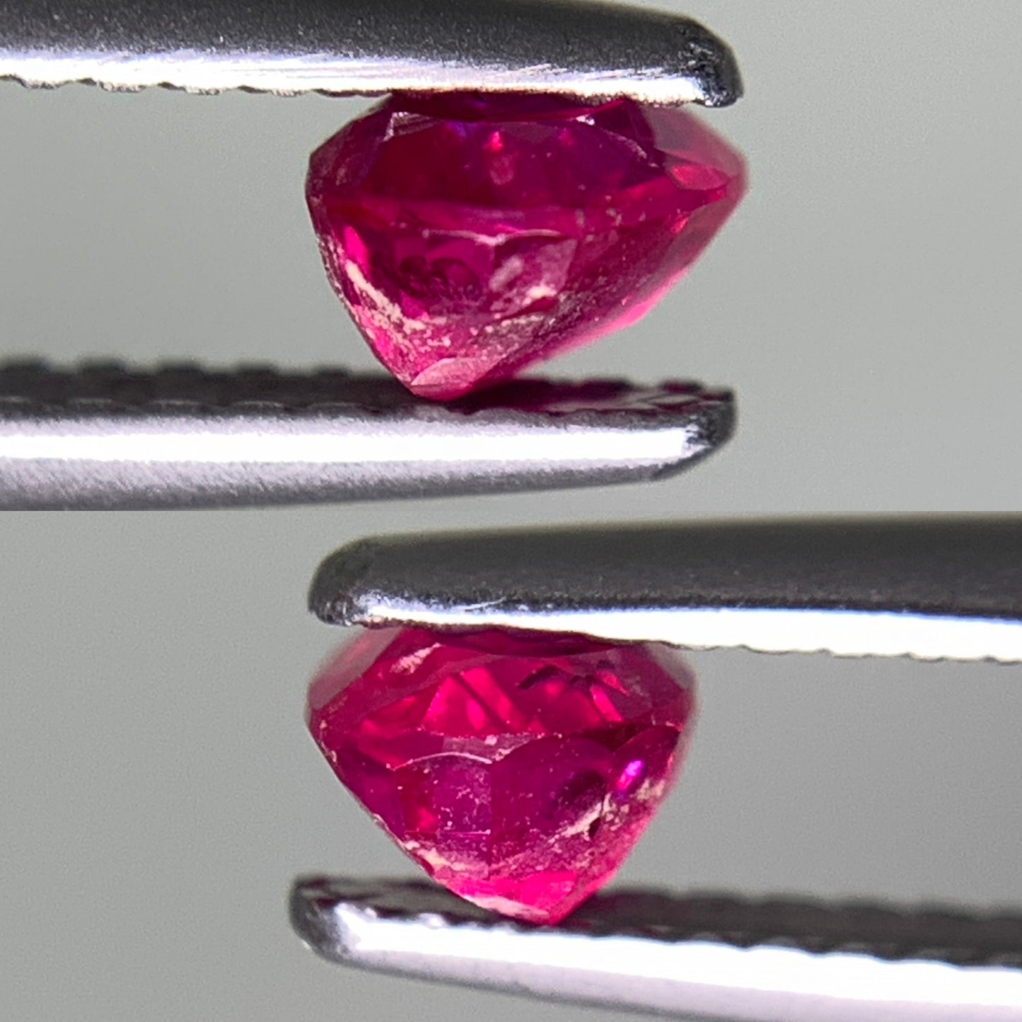 ルビー 天然 0.772ct 宝石ソーティング付き 5.6㎜×4.3㎜×3.2㎜ ルース（ 裸石 ） 7320Y