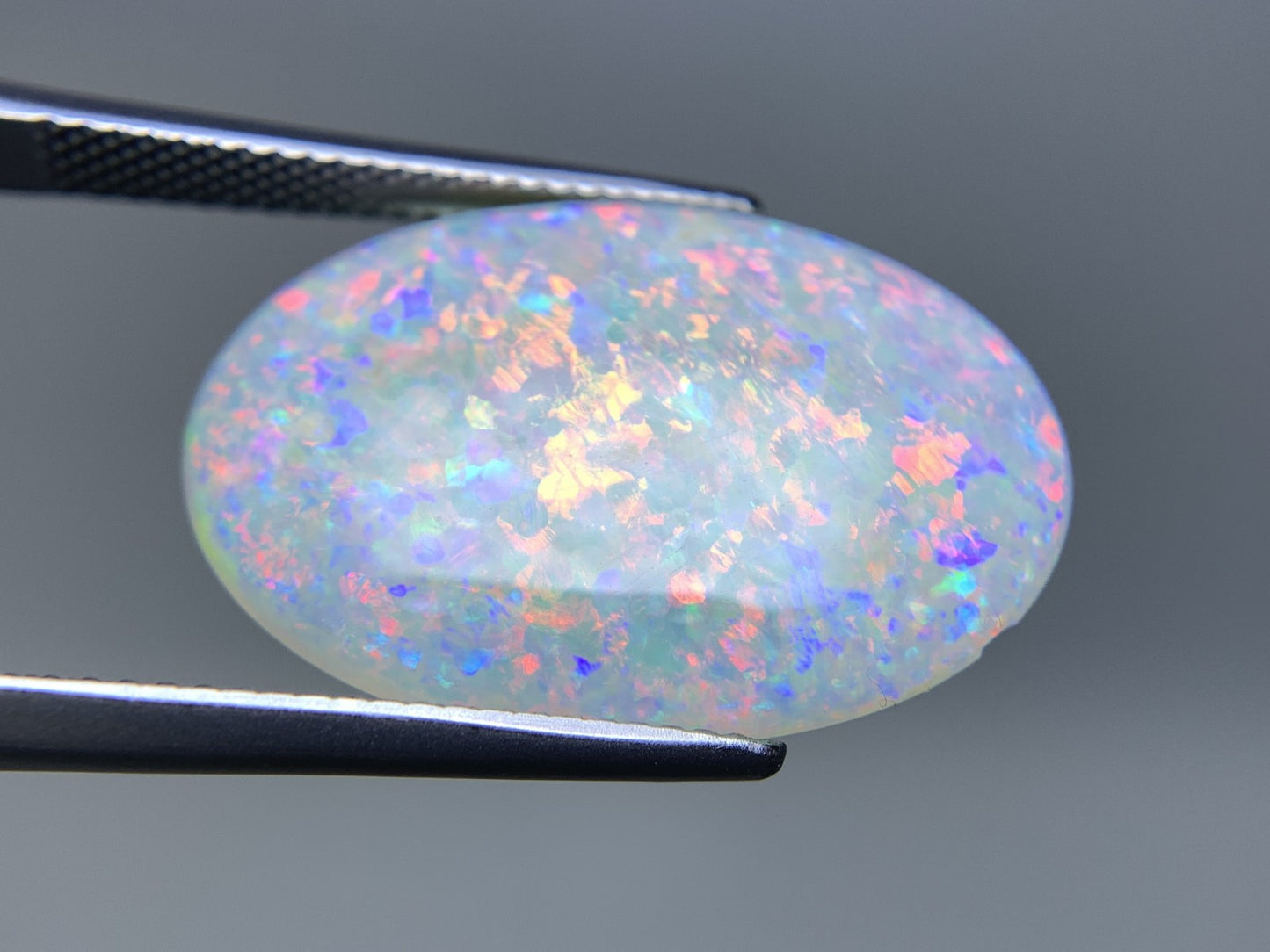 オパール 天然 8.685ct 宝石ソーティング付き 24.0㎜×16.3㎜×3.7㎜ ルース（ 裸石 ） 7346Y
