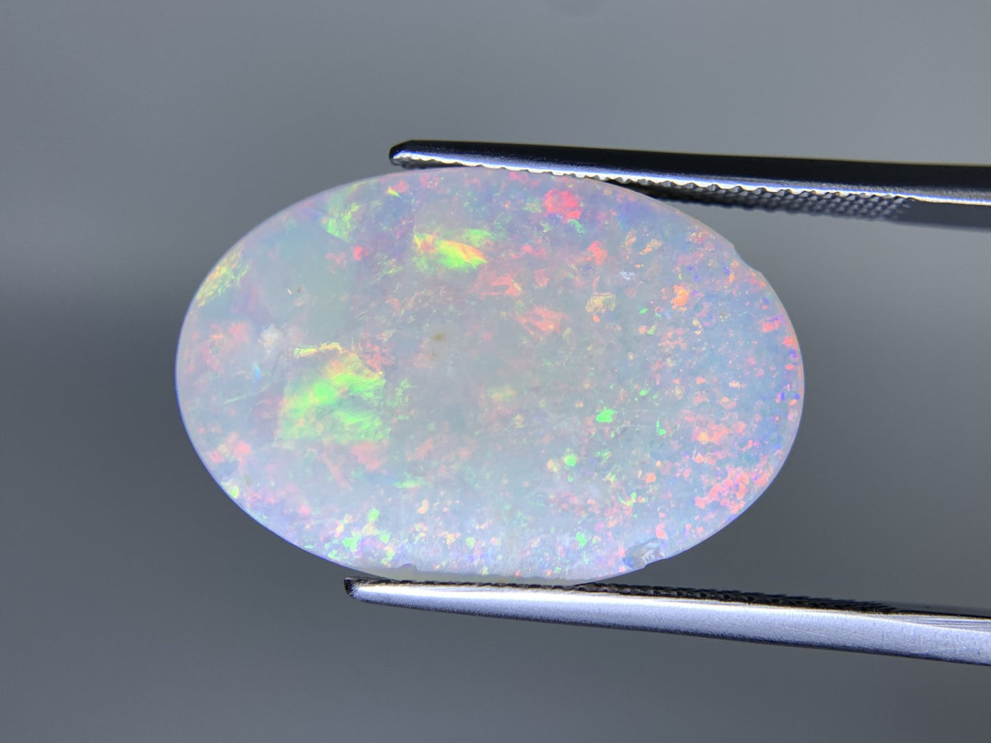 オパール 天然 8.685ct 宝石ソーティング付き 24.0㎜×16.3㎜×3.7㎜ ルース（ 裸石 ） 7346Y