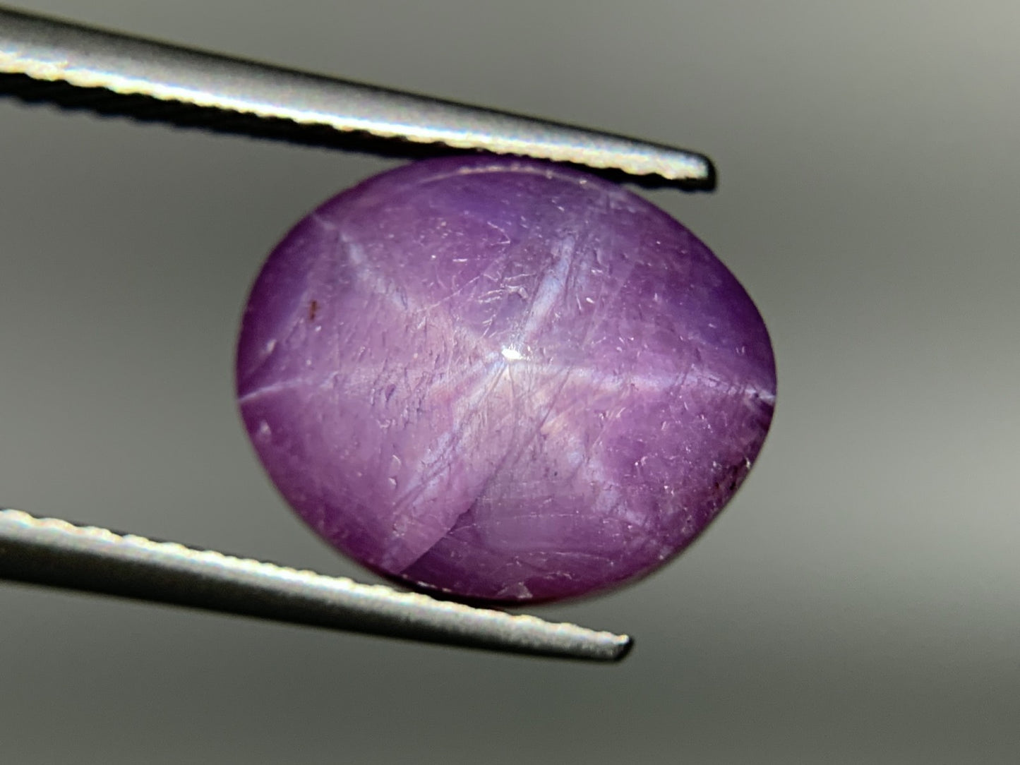 スターサファイア 8.675ct 宝石ソーティング付き  11.7㎜×9.8㎜×6.4㎜  ルース（ 裸石 ） 3320Y