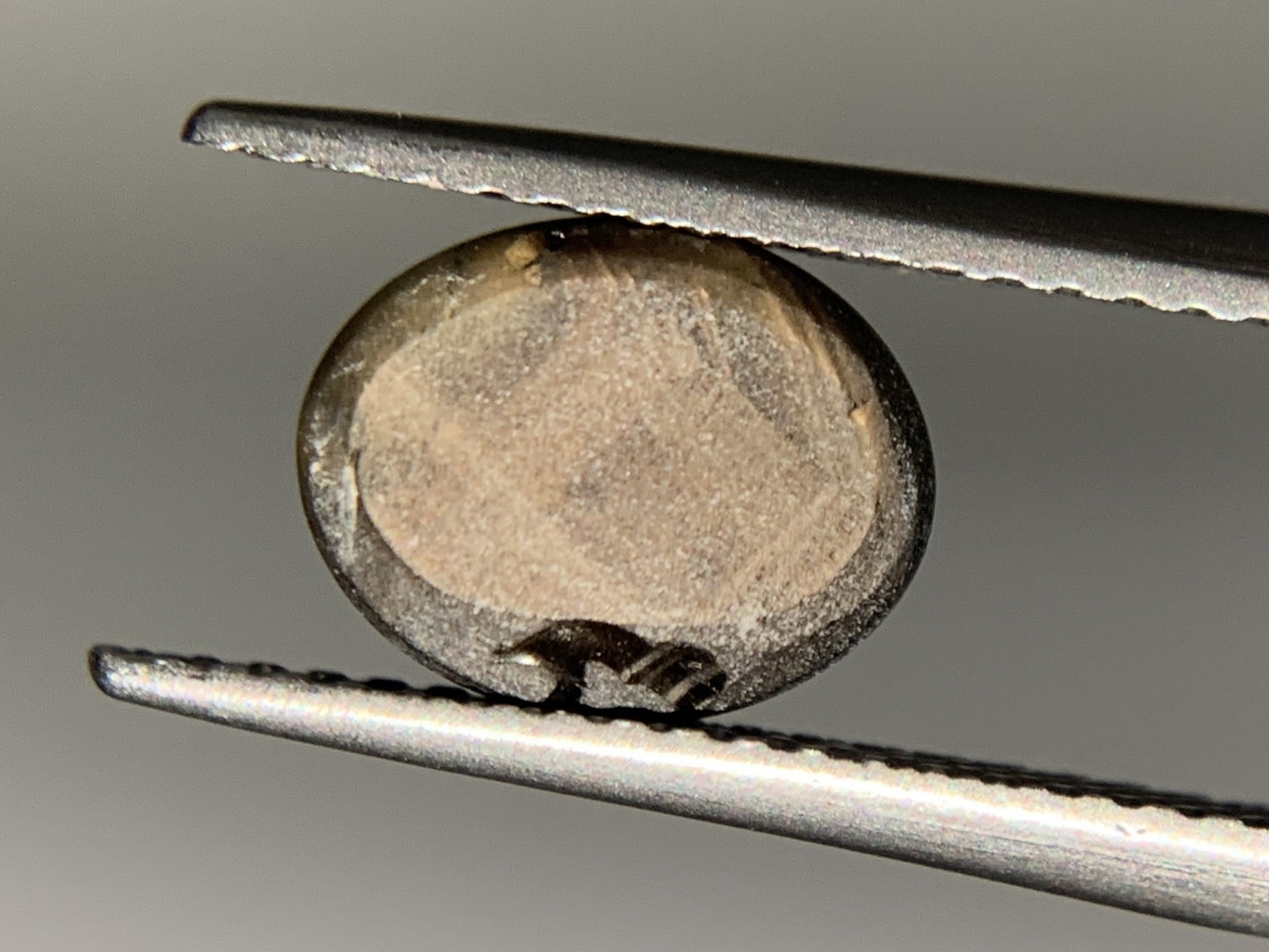 ブラックスターサファイア 2.677ct 宝石ソーティング付き  8.9㎜×7.1㎜×3.7㎜  ルース（ 裸石 ） 3297Y