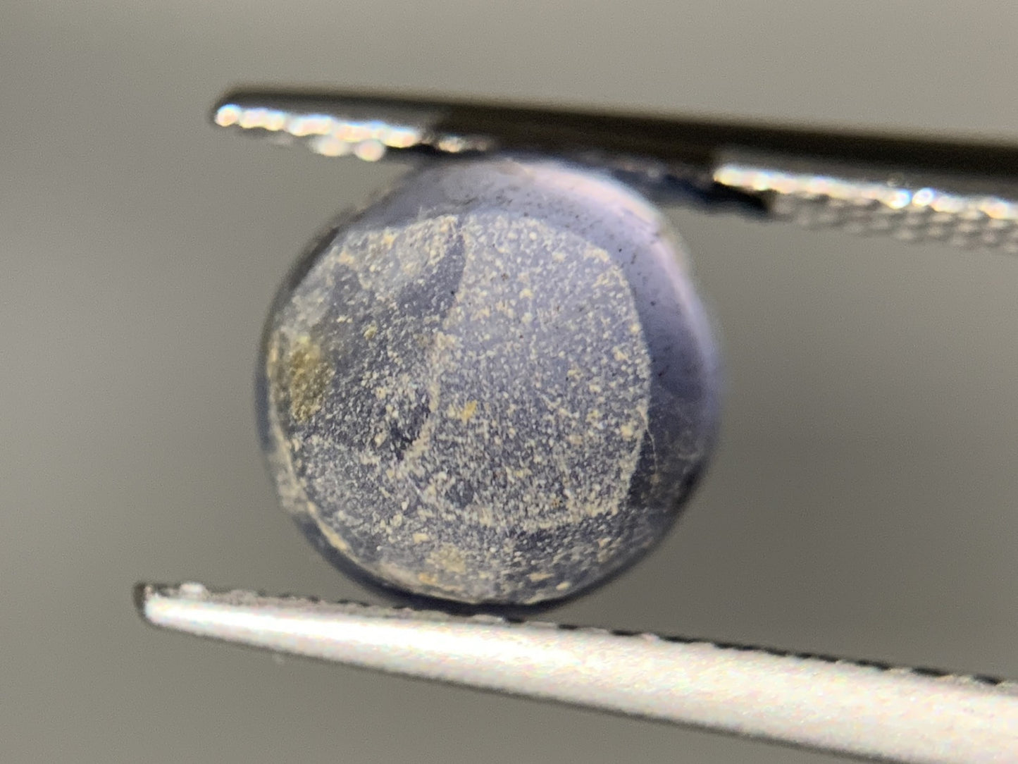 スターサファイア 天然 3.430ct 宝石ソーティング付き 7.6㎜×7.5㎜×5.2㎜ ルース（ 裸石 ） 6513Y