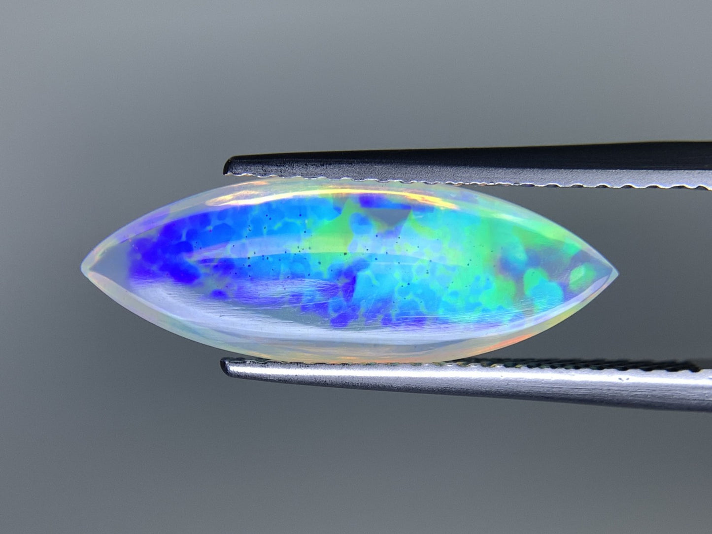 ハニカムオパール 1.831ct  宝石ソーティング付き  18.9㎜×6.9㎜×3.2㎜  天然 ルース（ 裸石 ） 4578Y