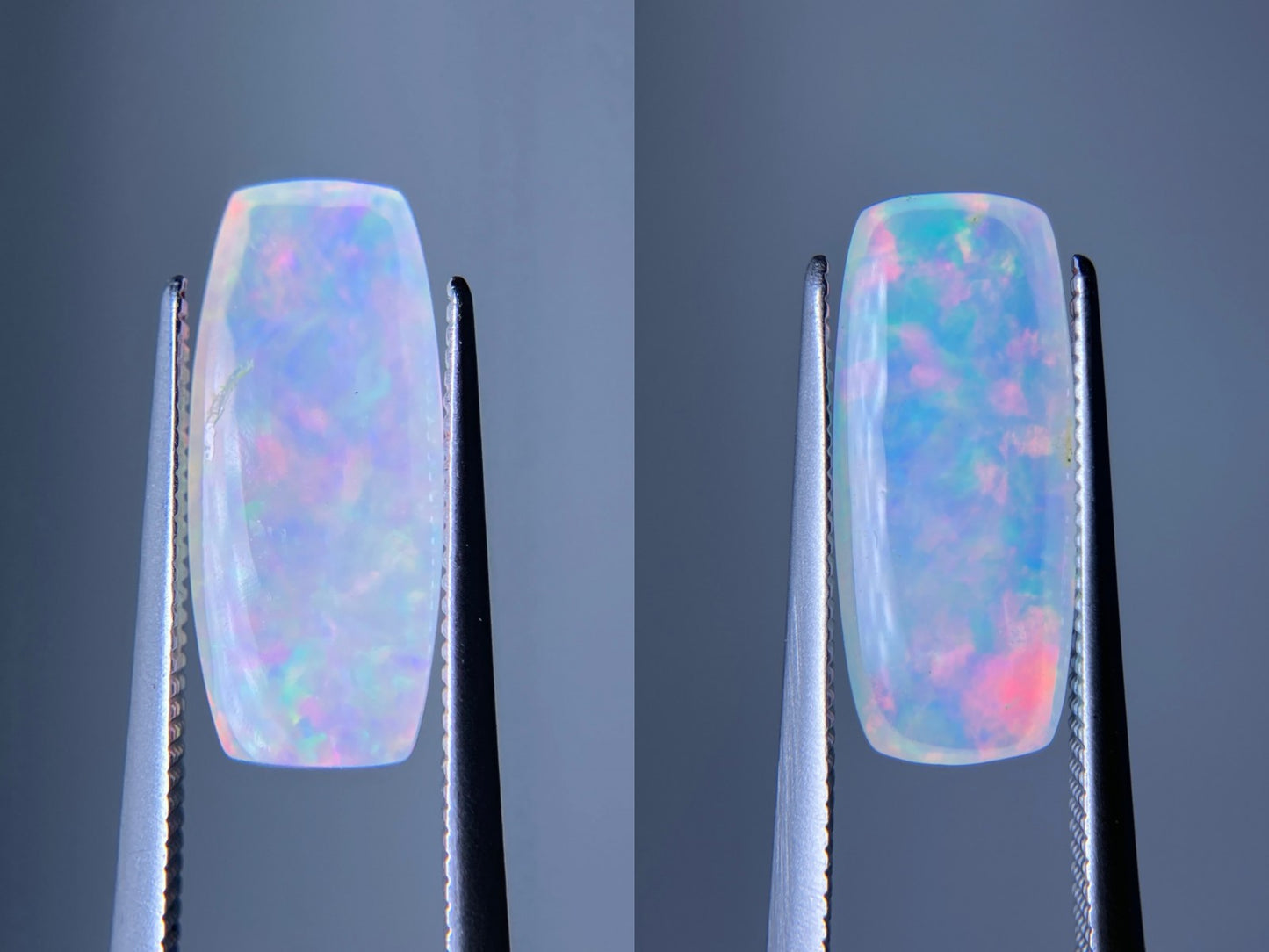 オパール（ペアセット） 3.022ct / 3.329ct  宝石鑑別書付き 15.9㎜×6.8㎜×4.8㎜ / 16.0㎜×6.9㎜×4.8㎜ ルース（ 裸石 ） 3509S