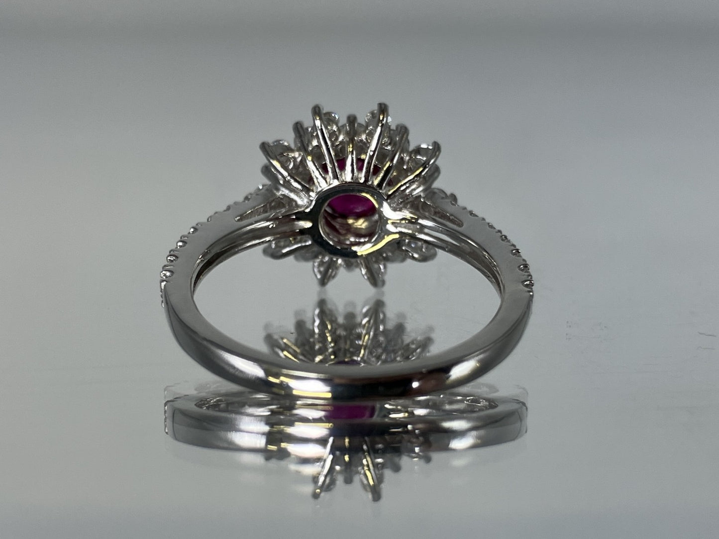 ルビー 1.03ct Pigeon blood AIGS鑑別書 D0.81ct PT900 5.7g 指輪 （JP14号） サイズ直し無料 7156K