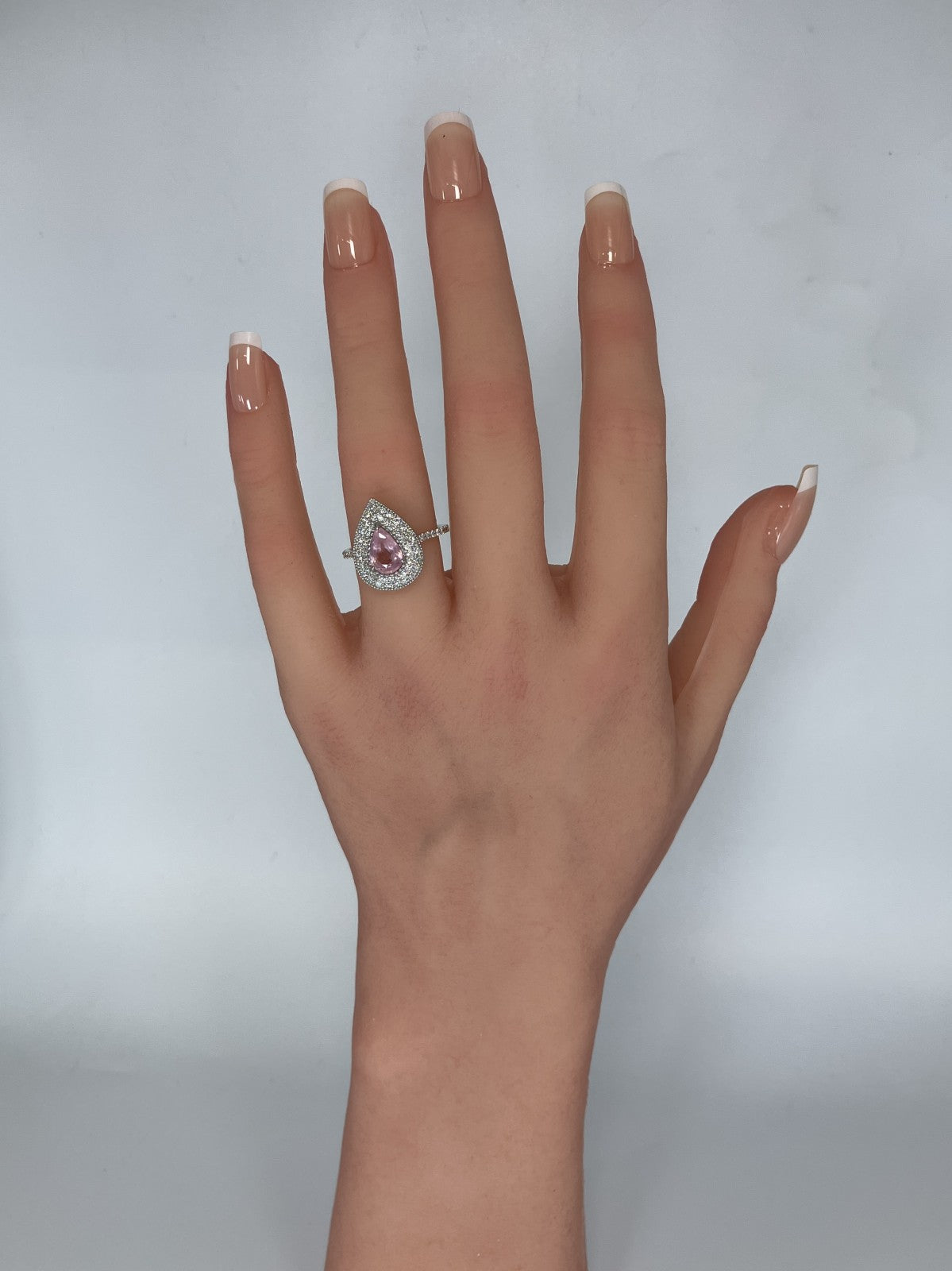 サファイア 1.58ct パパラチャ Padparadscha 非加熱 No heat AIGS鑑別書 D0.42ct PT900 4.3g 指輪 （JP15号） サイズ直し無料 8580K