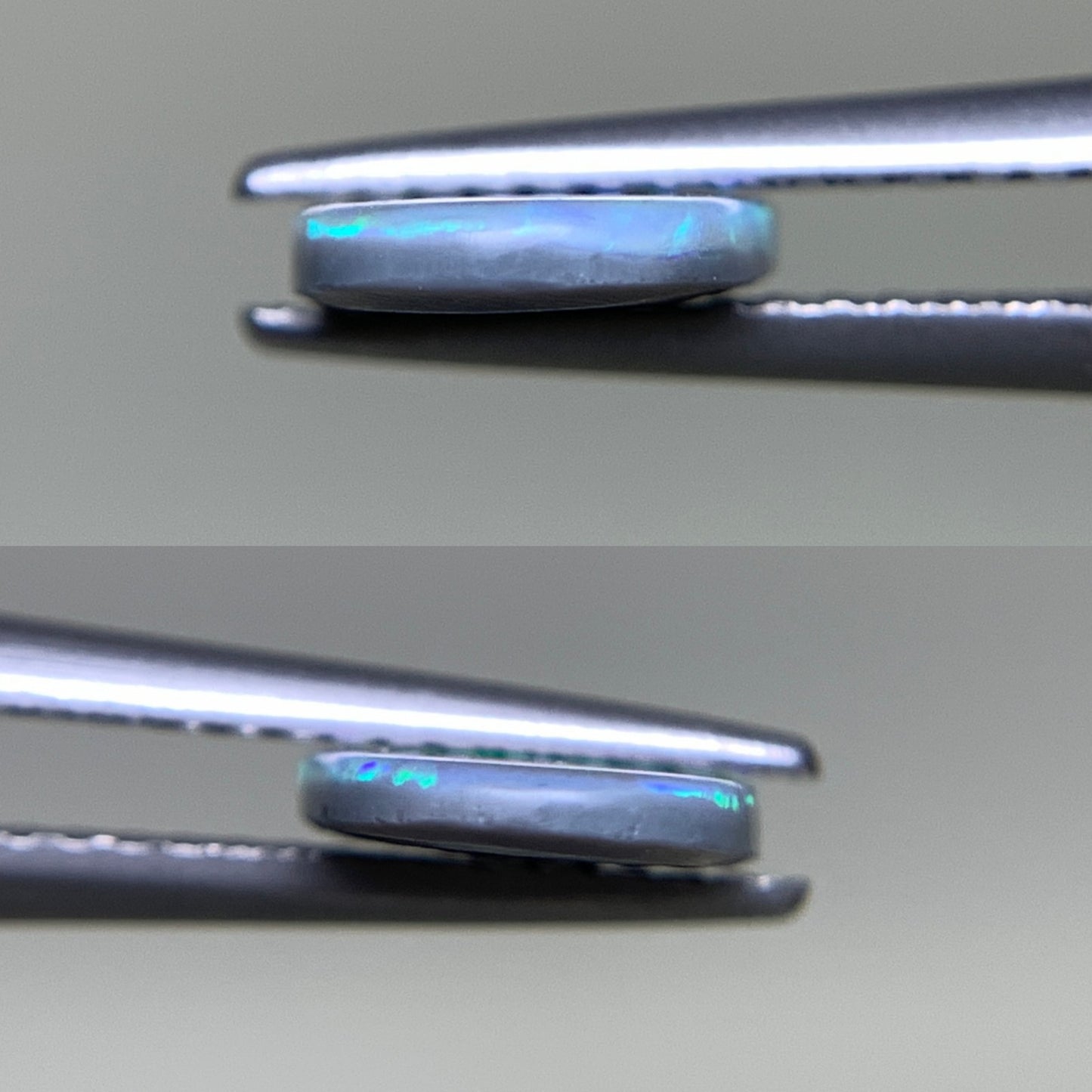 ブラックオパール  天然  1.092ct  中央宝石ソーティング付き  12.2㎜×7.3㎜×1.7㎜   ルース（ 裸石 ） 5604Y