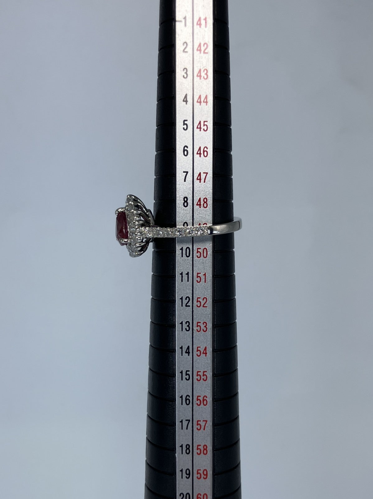 ルビー 1.03ct 非加熱 No heat GIA鑑別書 D0.70ct PT900 5.2g 指輪 （JP9号） サイズ直し無料 8389K