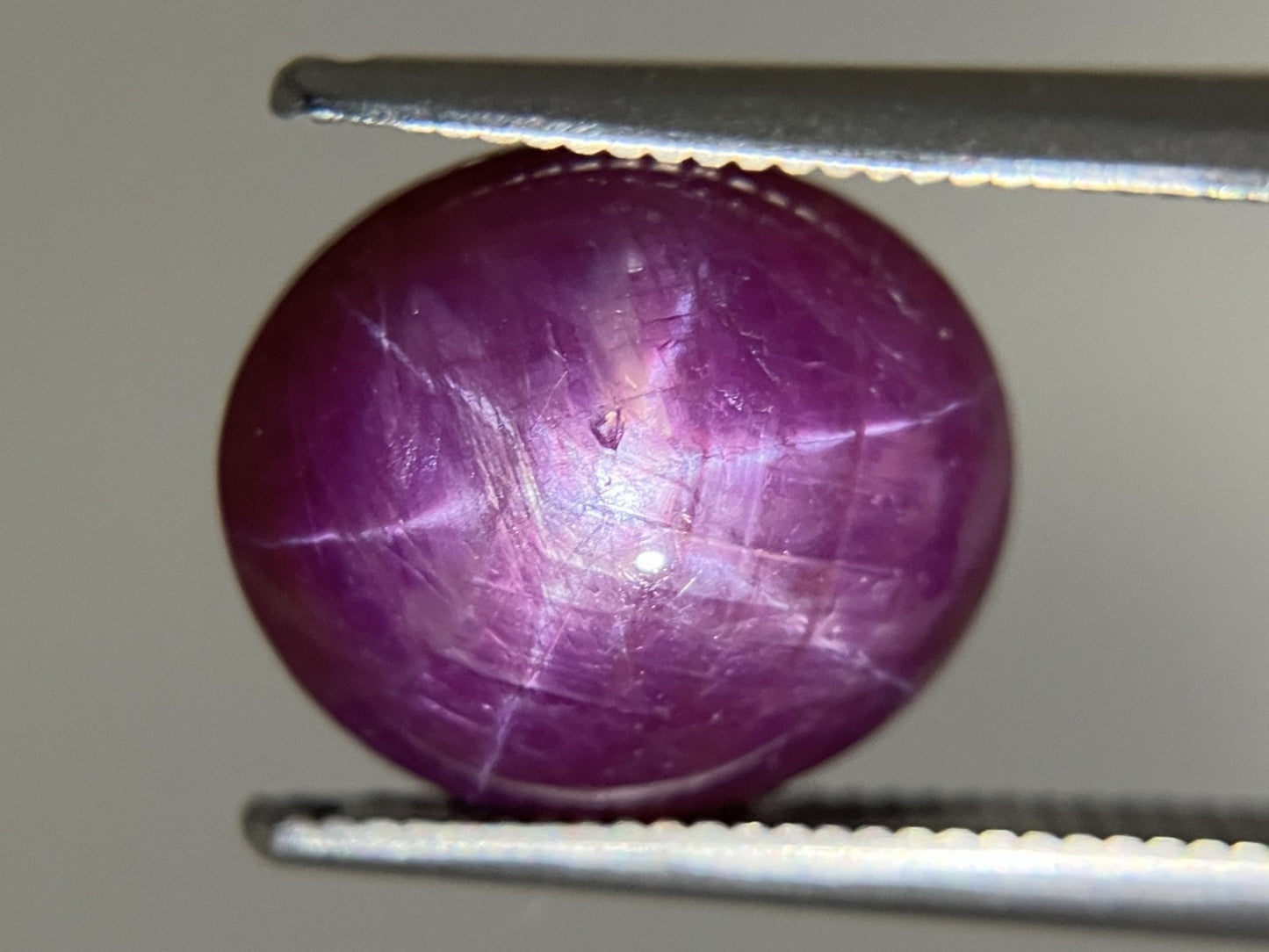 スタールビー 天然  8.132ct  宝石ソーティング付き  11.5㎜×10.1㎜×6.2㎜  ルース（ 裸石 ）  6201YY