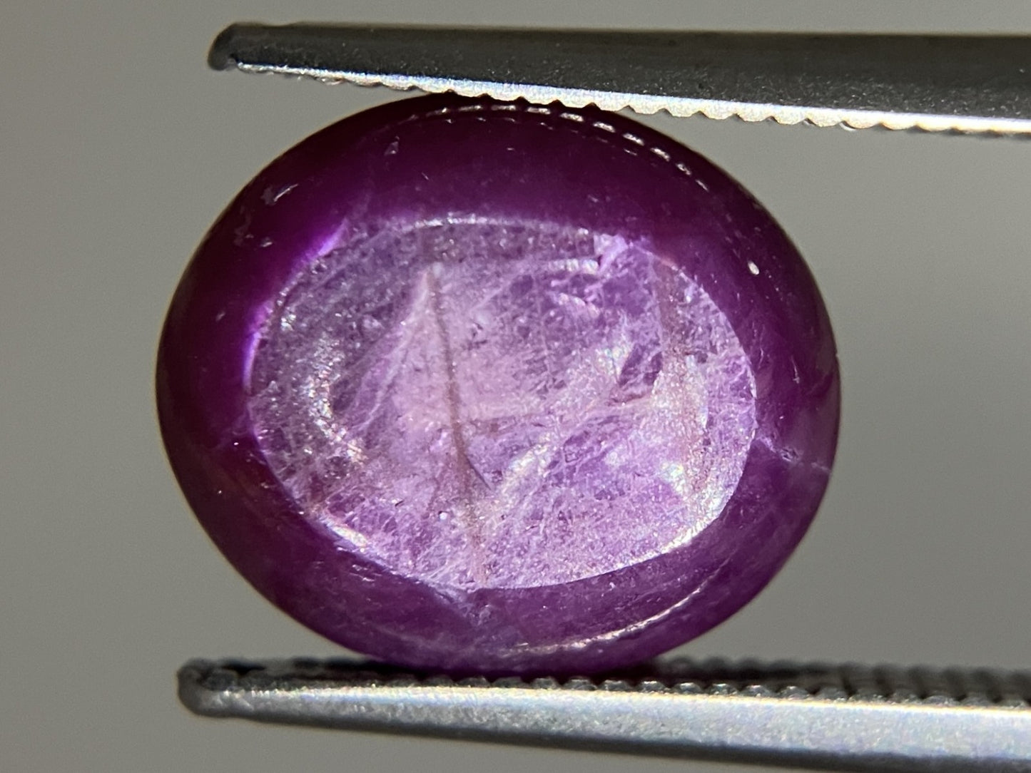スタールビー 天然  8.132ct  宝石ソーティング付き  11.5㎜×10.1㎜×6.2㎜  ルース（ 裸石 ）  6201YY