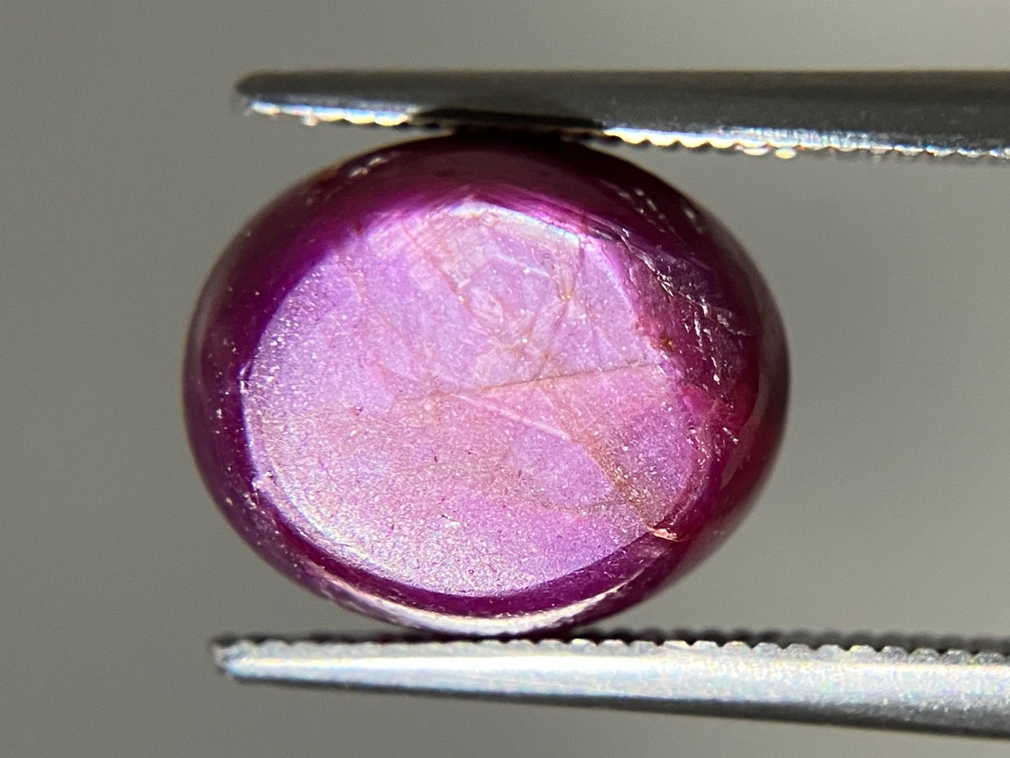 スタールビー 天然  10.377ct  宝石ソーティング付き  11.9㎜×10.0㎜×7.6㎜  ルース（ 裸石 ） 6278YY