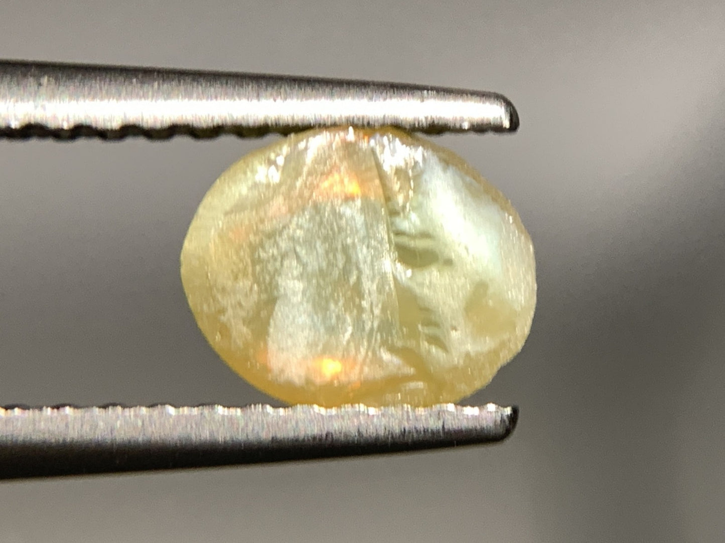 クリソベリルキャッツアイ 1.126ct  宝石ソーティング付き  6.5㎜×5.3㎜×3.4㎜ 天然 ルース（ 裸石 ） 4754Y