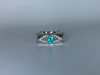 パライバトルマリン 0.25ct PT900リング 14号 - 画像1