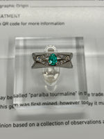 パライバトルマリン 0.25ct PT900リング 14号 - 画像8