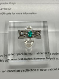 パライバトルマリン 0.25ct PT900リング 14号 - 画像8