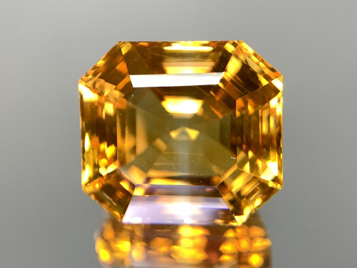 シトリン 天然 29.106ct 宝石ソーティング付き 18.0㎜×16.4㎜×13.4㎜ ルース（ 裸石 ） 7434Y