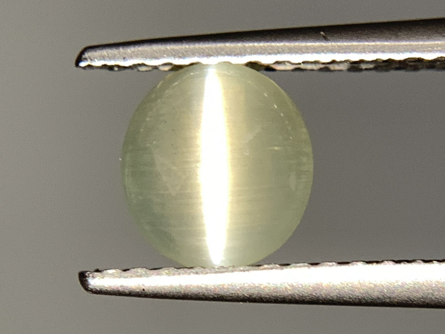 クリソベリルキャッツアイ 1.089ct  宝石ソーティング付き  6.1㎜×5.7㎜×2.9㎜ 天然 ルース（ 裸石 ） 4751Y