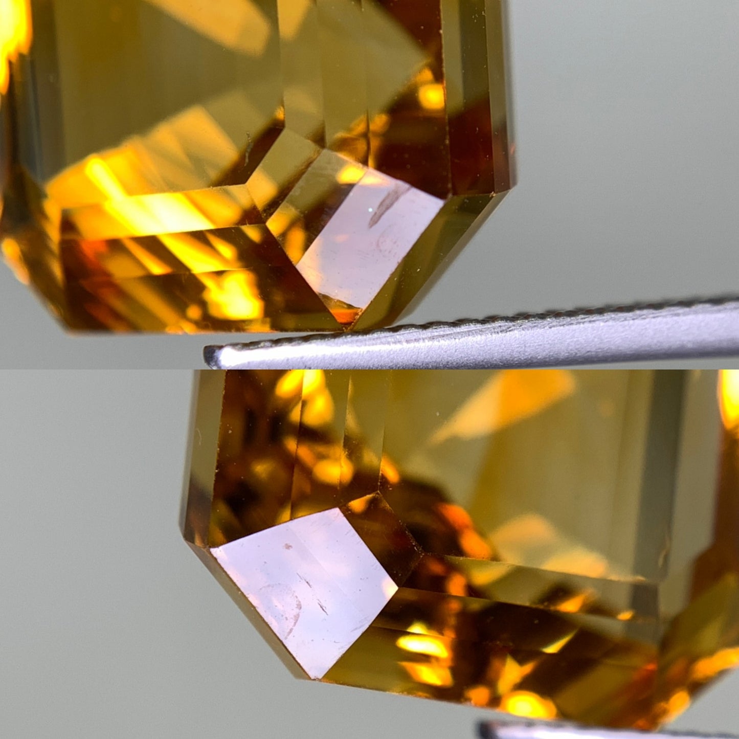 シトリン 天然 29.106ct 宝石ソーティング付き 18.0㎜×16.4㎜×13.4㎜ ルース（ 裸石 ） 7434Y