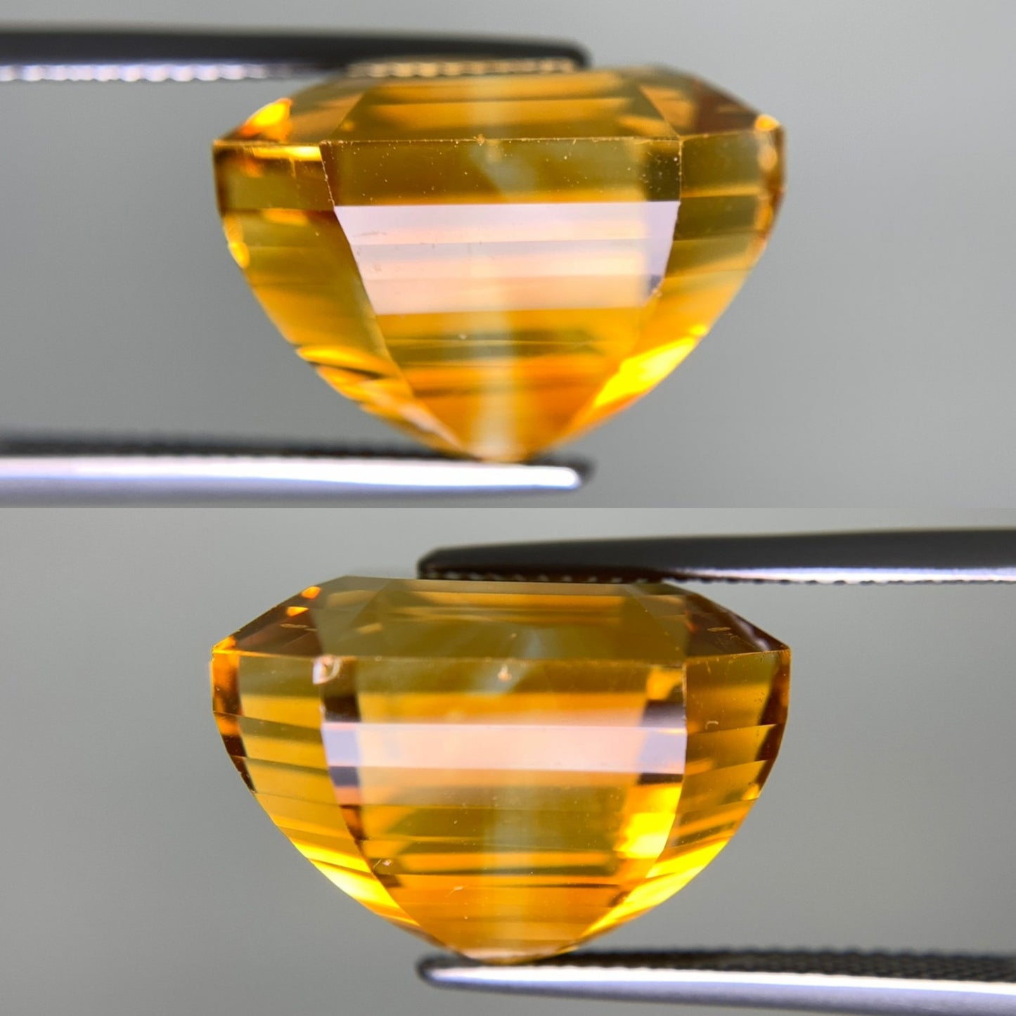 シトリン 天然 29.106ct 宝石ソーティング付き 18.0㎜×16.4㎜×13.4㎜ ルース（ 裸石 ） 7434Y