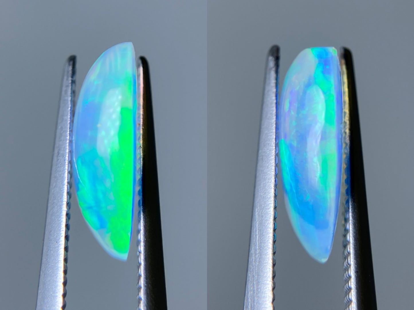 オパール（ペアセット）  1.491ct / 1.684ct 宝石鑑別書付き 11.9㎜×8.0㎜×3.6㎜ / 11.7㎜×8.0㎜×3.6㎜ ルース（ 裸石 ） 3511S