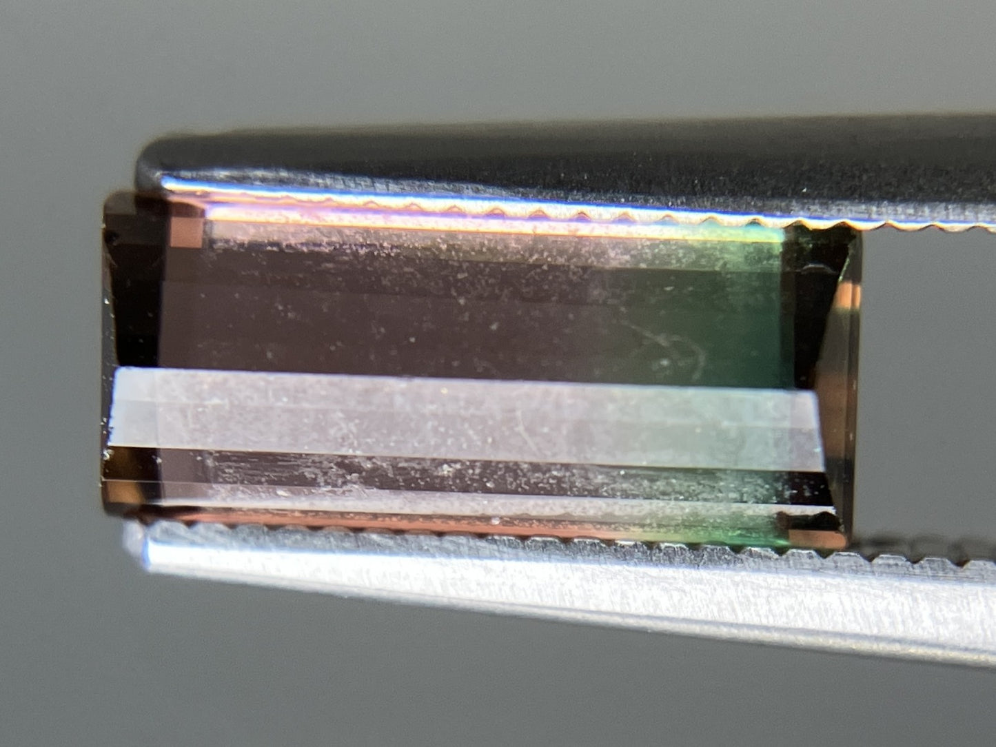 トルマリン (バイカラー) 天然 2.049ct 宝石ソーティング付き 10.7㎜×4.6㎜×4.0㎜ ルース（ 裸石 ） 6370YY
