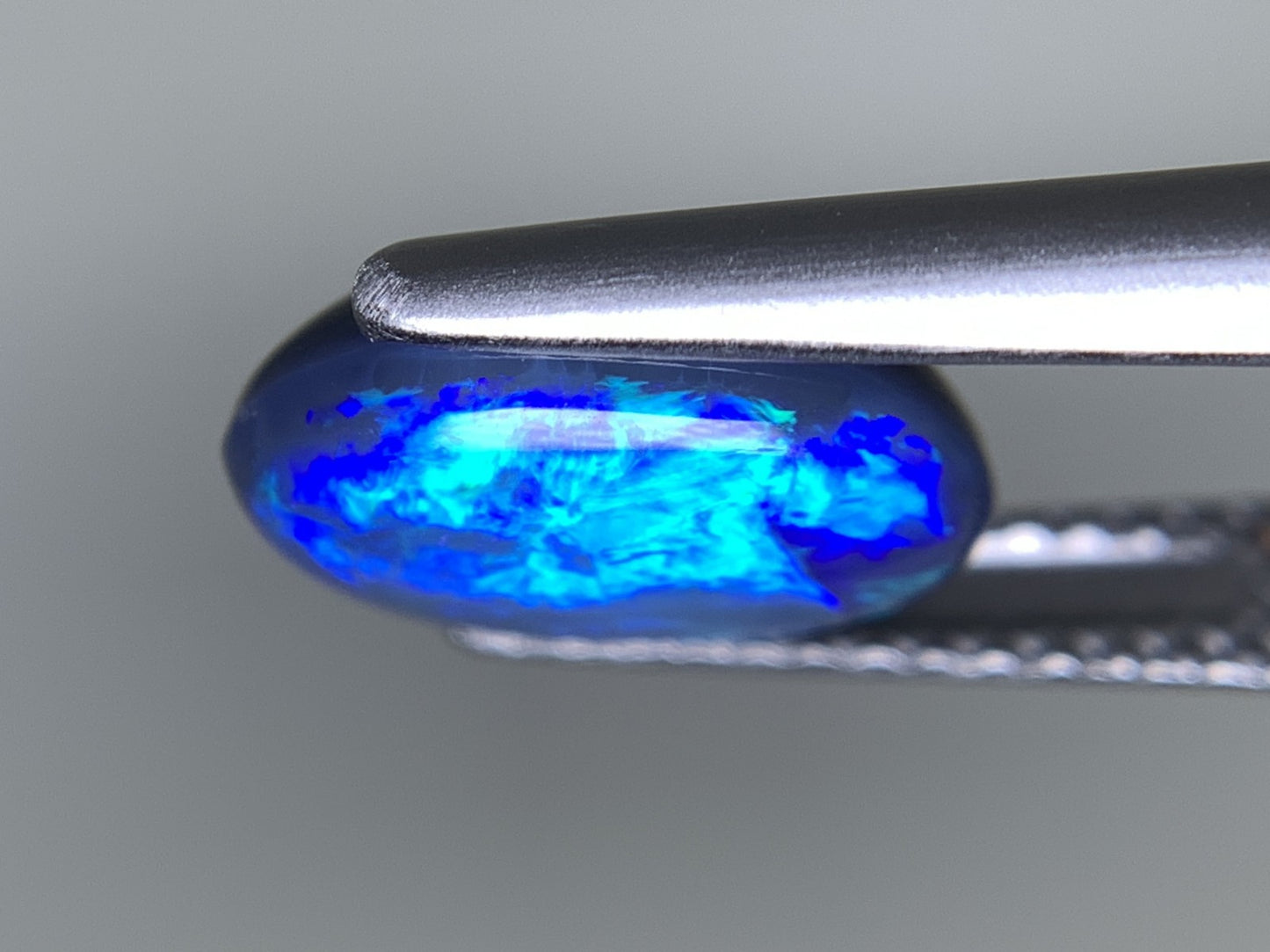 ブラックオパール 天然 1.981ct 中央宝石ソーティング付き 10.4㎜×7.5㎜×4.2㎜ ルース（ 裸石 ） 7298Y