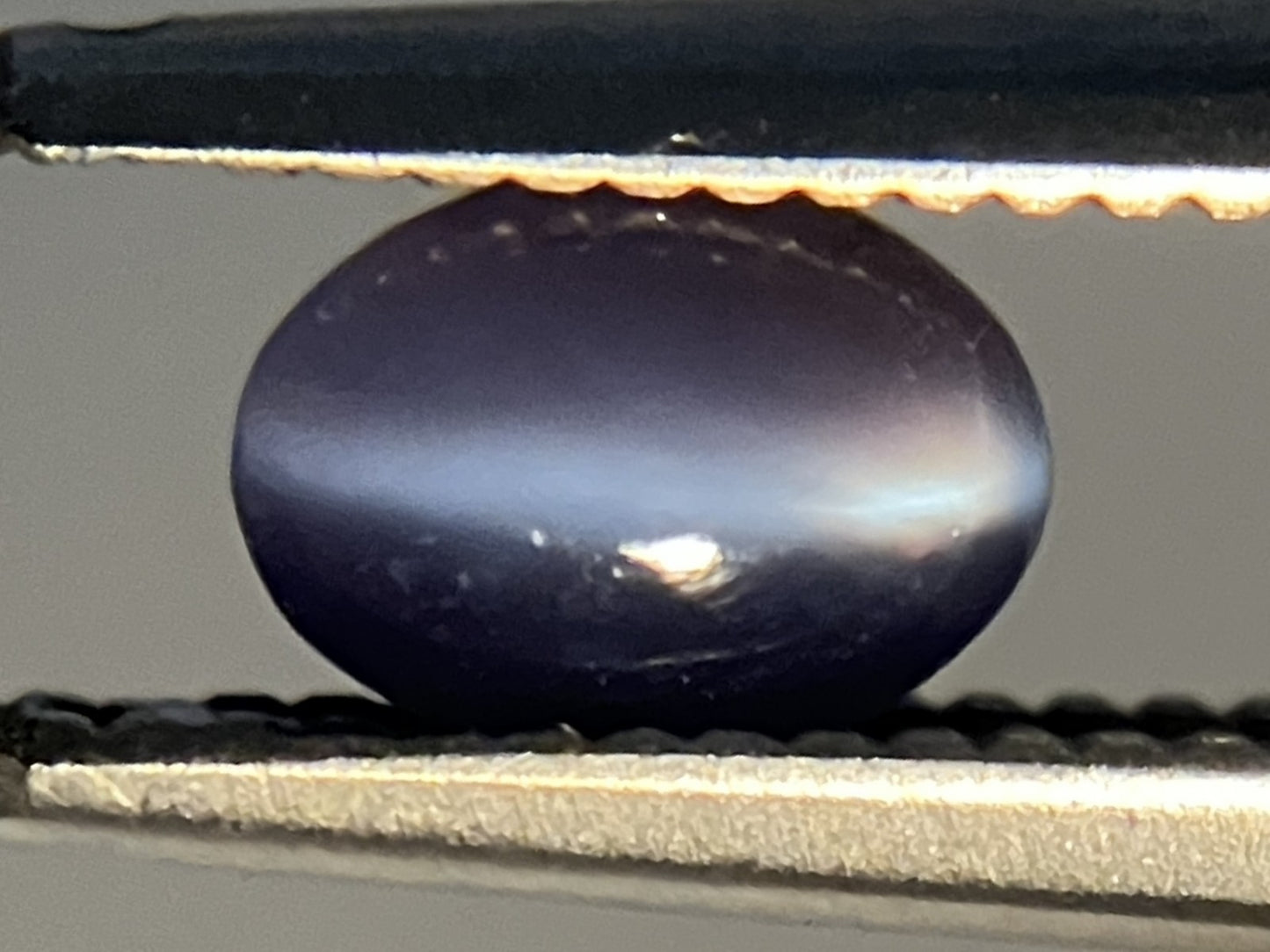 アレキサンドライトキャッツアイ 天然 0.506ct 中央宝石ソーティング付き 5.1㎜×3.7㎜×2.6㎜ ルース（ 裸石 ） 6274YY