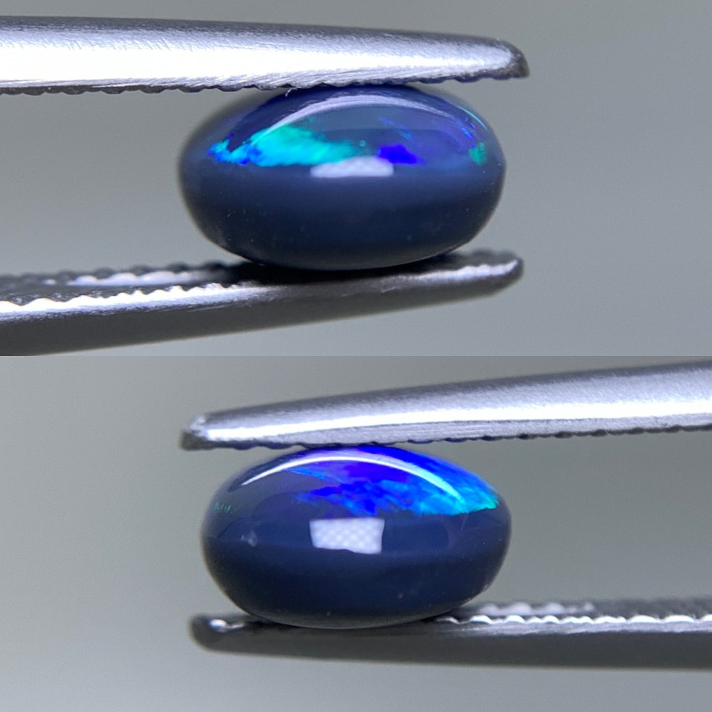 ブラックオパール 天然 1.981ct 中央宝石ソーティング付き 10.4㎜×7.5㎜×4.2㎜ ルース（ 裸石 ） 7298Y