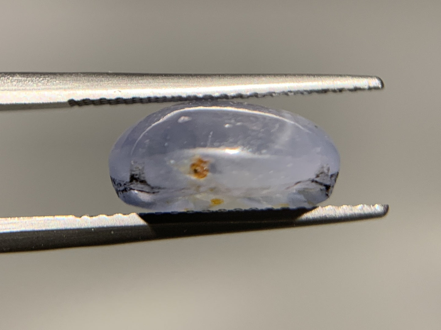 スターサファイア 天然 8.923ct 中央宝石ソーティング付き 12.5㎜×10.7㎜×6.1㎜ ルース（ 裸石 ） 6458Y