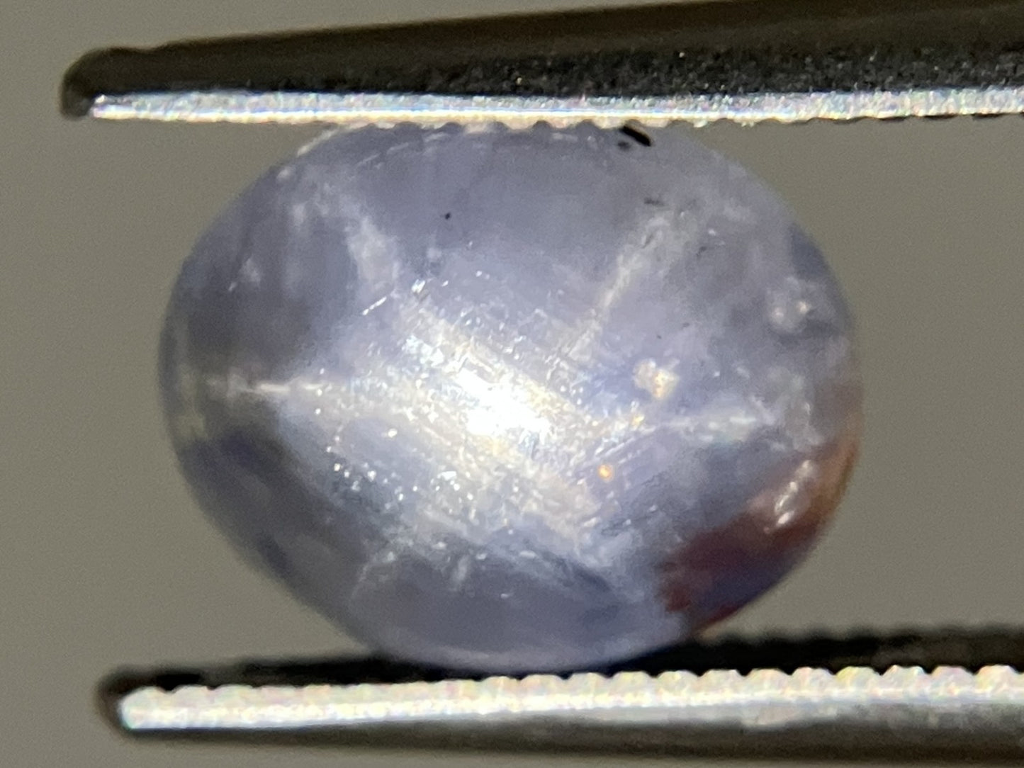 スターサファイア 天然 4.300ct 宝石ソーティング付き 9.5㎜×7.6㎜×5.6㎜ ルース（ 裸石 ） 6396YY