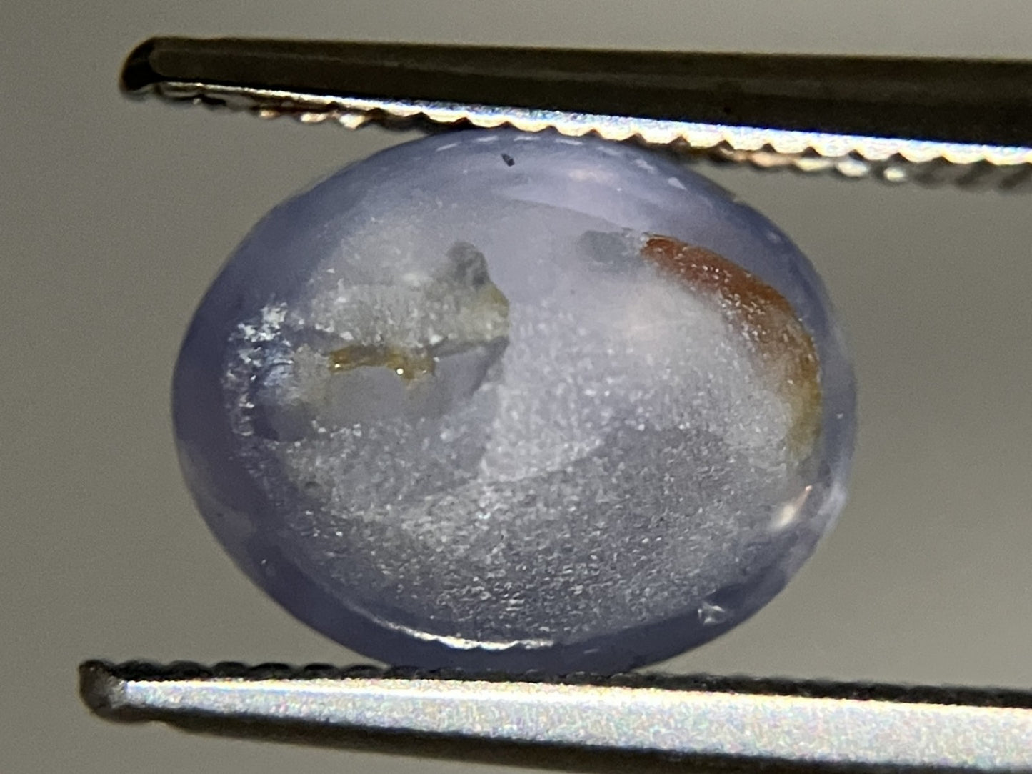 スターサファイア 天然 4.300ct 宝石ソーティング付き 9.5㎜×7.6㎜×5.6㎜ ルース（ 裸石 ） 6396YY