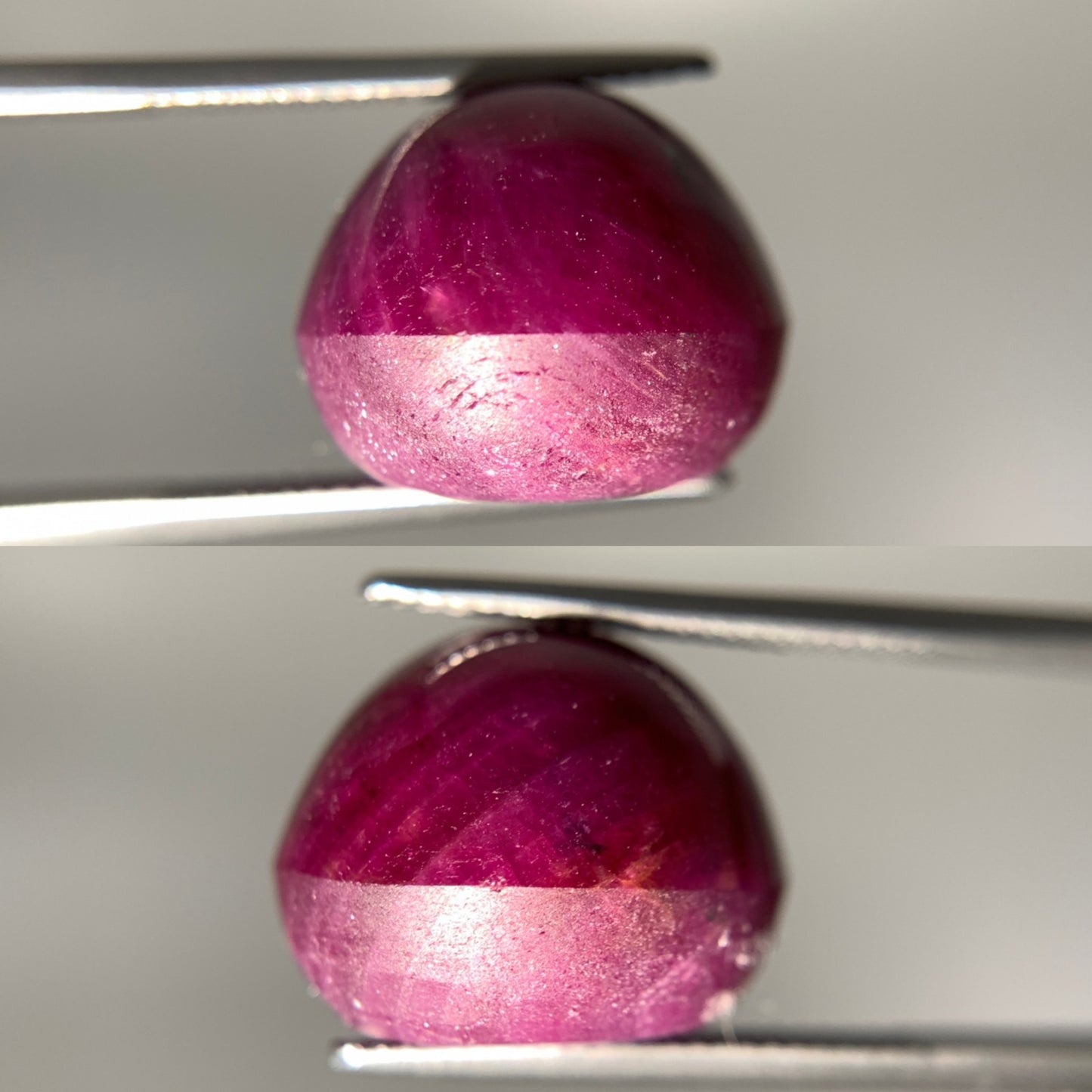 スタールビー 天然 47.377ct 宝石ソーティング付き 18.9㎜×17.0㎜×13.9㎜ ルース（ 裸石 ） 7374Y