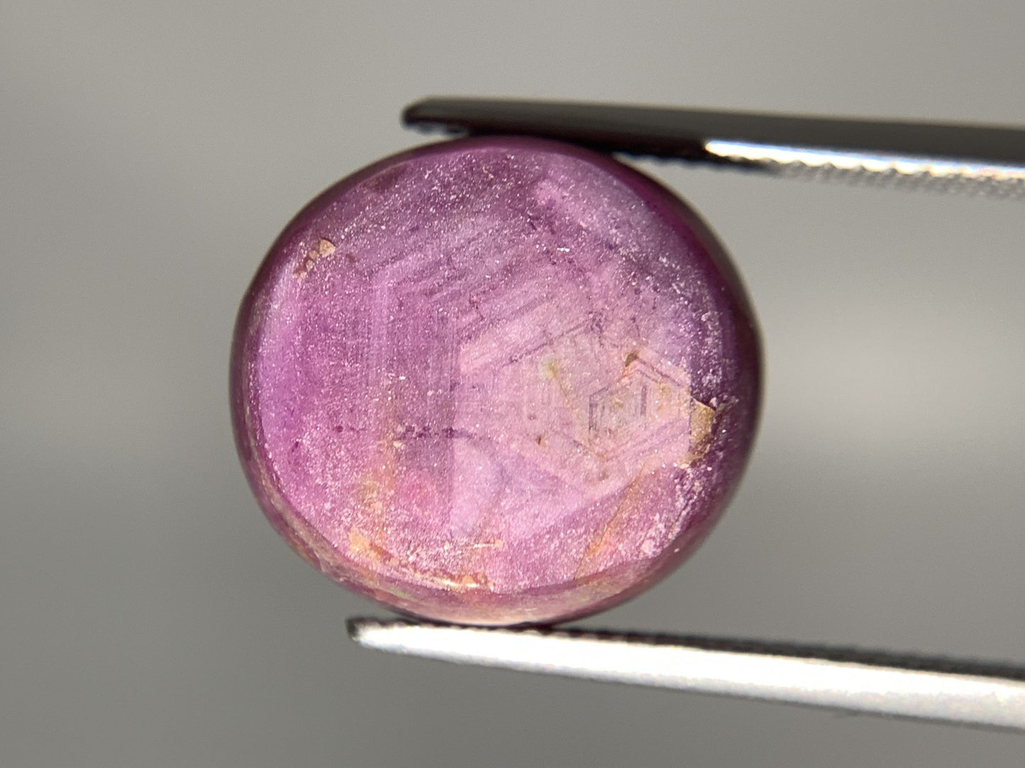 スタールビー 天然 24.828ct 宝石ソーティング付き 15.7㎜×14.6㎜×9.5㎜ ルース（ 裸石 ） 7402Y