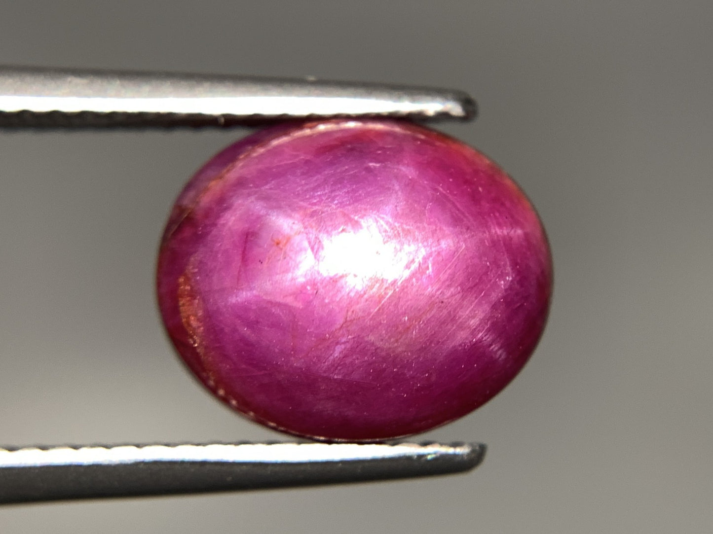 スタールビー 天然 10.203ct 宝石ソーティング付き 11.6㎜×9.8㎜×7.7㎜ ルース（ 裸石 ） 7407Y