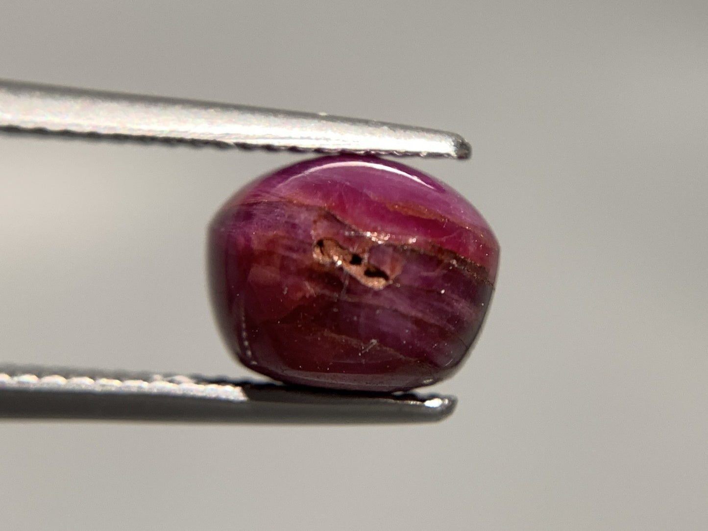 スタールビー 天然 10.203ct 宝石ソーティング付き 11.6㎜×9.8㎜×7.7㎜ ルース（ 裸石 ） 7407Y