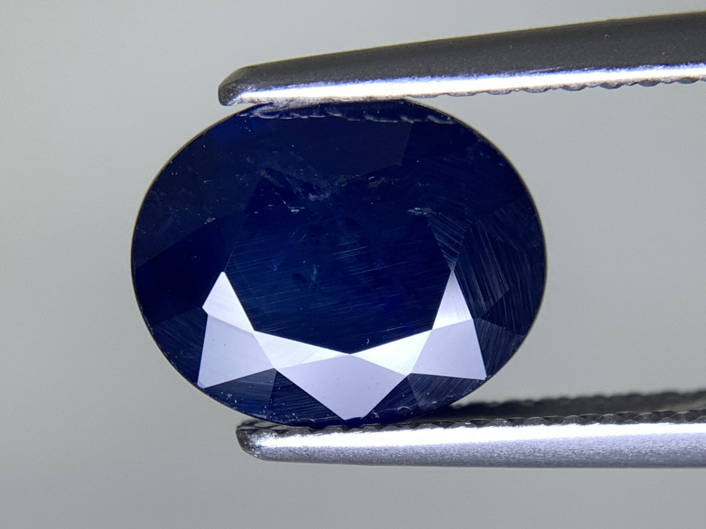 サファイア 天然 3.327ct 宝石ソーティング付き 9.9㎜×8.1㎜×4.3㎜ ルース（ 裸石 ） 7472Y