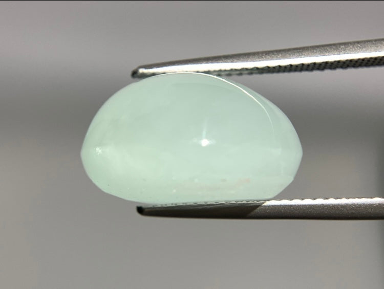 アクアマリンキャッツアイ 22.385ct　宝石ソーティング付き 縦17.6㎜×横16.7㎜×高さ10.4㎜　1062Y