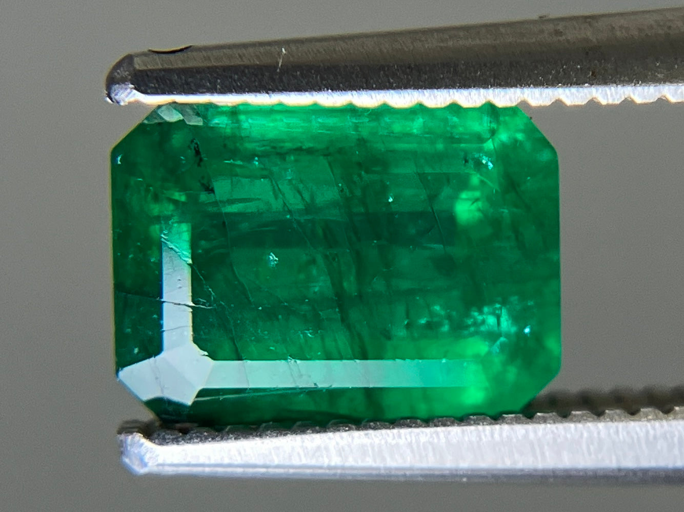 エメラルド 天然 1.479ct 中央宝石ソーティング付き 7.88㎜×5.73㎜×4.06㎜ ルース（ 裸石 ） 6351YY