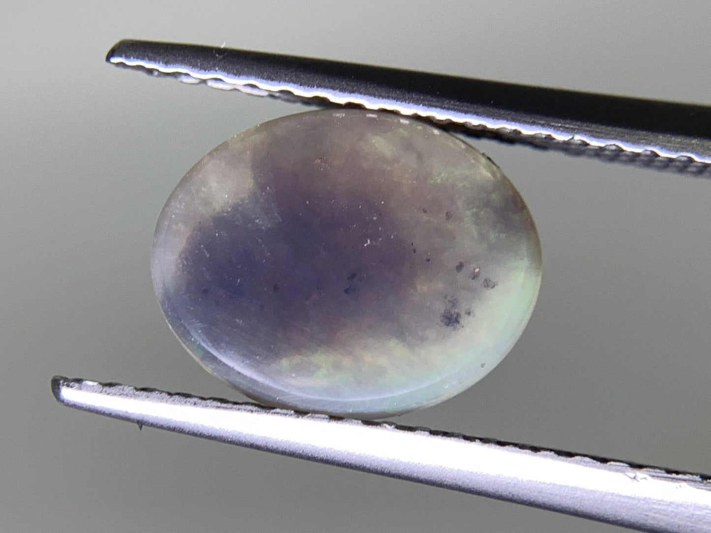 ブラックオパール 1.485ct 宝石ソーティング付き 9.7㎜×7.7㎜×2.9㎜ 天然 ルース（ 裸石 ） 4766Y
