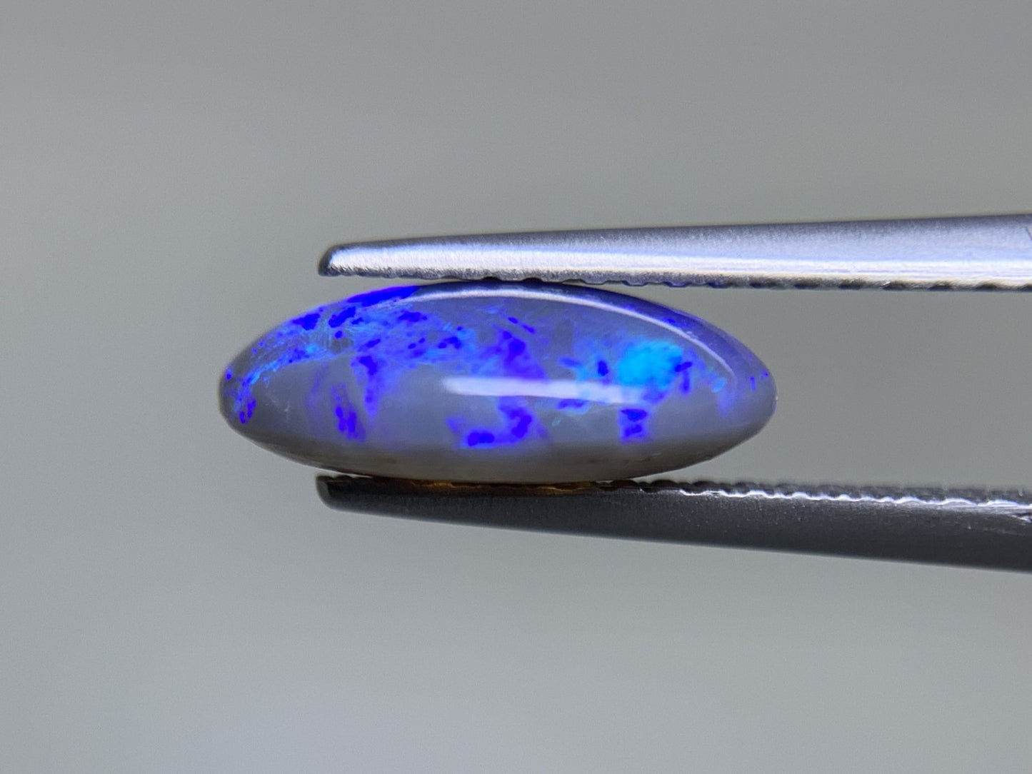 ブラックオパール 2.405ct  中央宝石ソーティング付き  11.6㎜×8.5㎜×4.2㎜  ルース（ 裸石 ） 4121Y