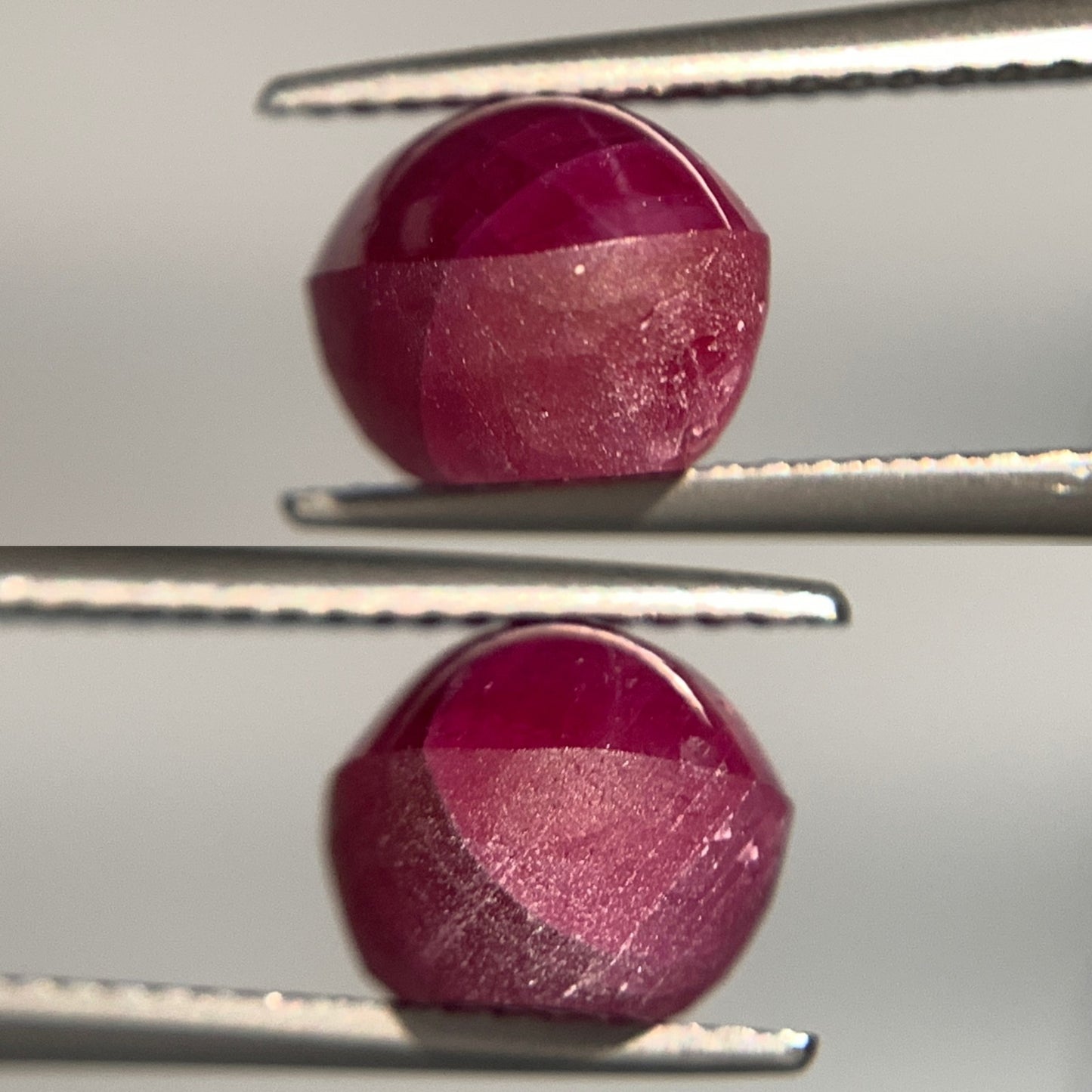 スタールビー 天然  7.229ct  宝石ソーティング付き  11.4㎜×8.1㎜×6.8㎜ ルース（ 裸石 ）  5641Y