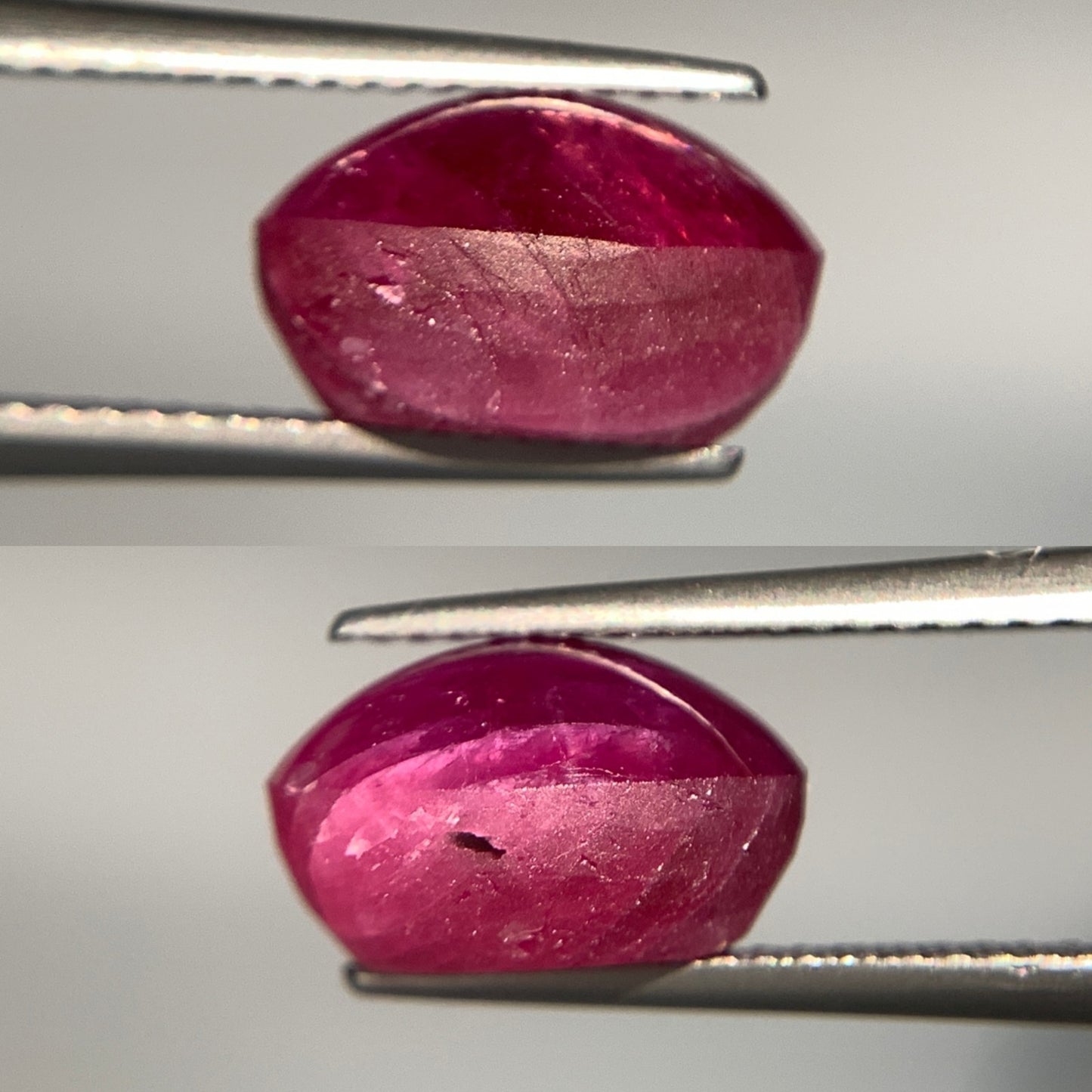 スタールビー 天然  7.229ct  宝石ソーティング付き  11.4㎜×8.1㎜×6.8㎜ ルース（ 裸石 ）  5641Y
