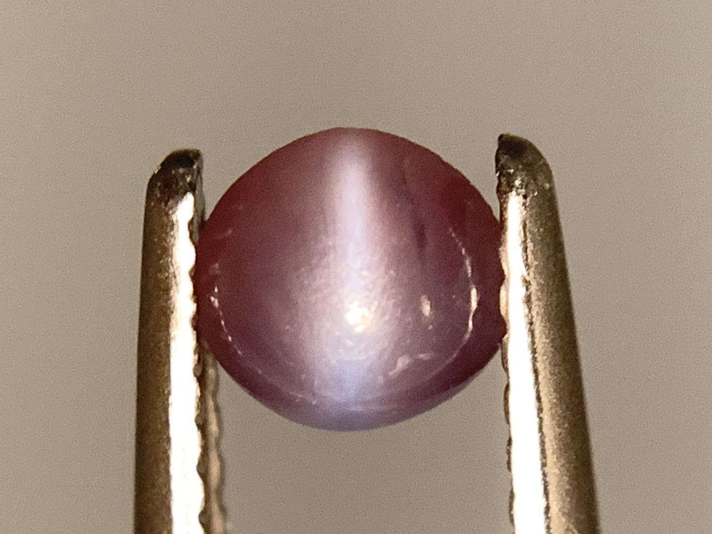 アレキサンドライトキャッツアイ 天然 0.722ct 中央宝石ソーティング付き 5.0㎜×5.1㎜×3.2㎜ ルース（ 裸石 ） 7395Y