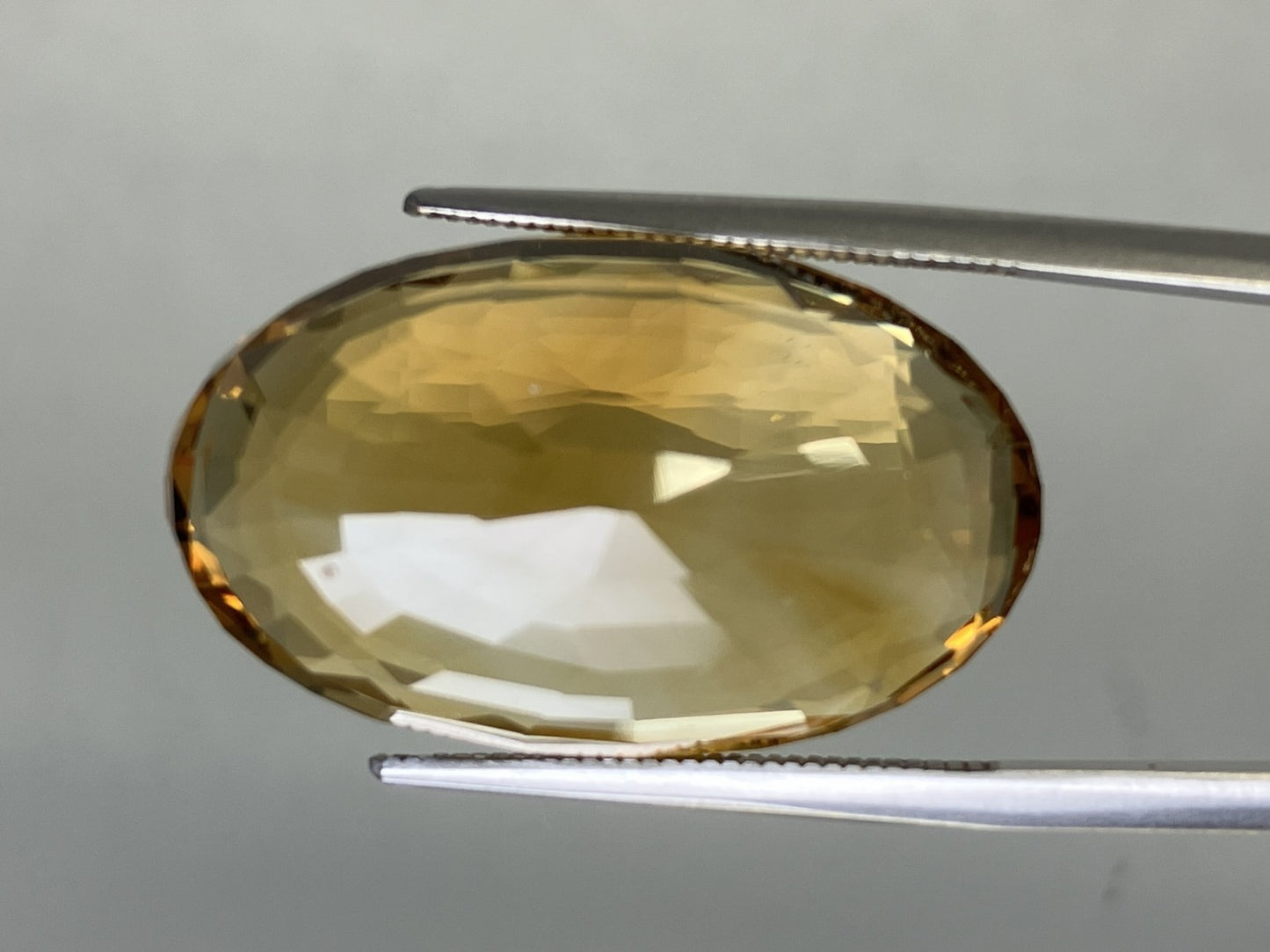 シトリン 天然 29.233ct 宝石ソーティング付き 26.1㎜×15.6㎜×9.4㎜ ルース（ 裸石 ） 6439YY