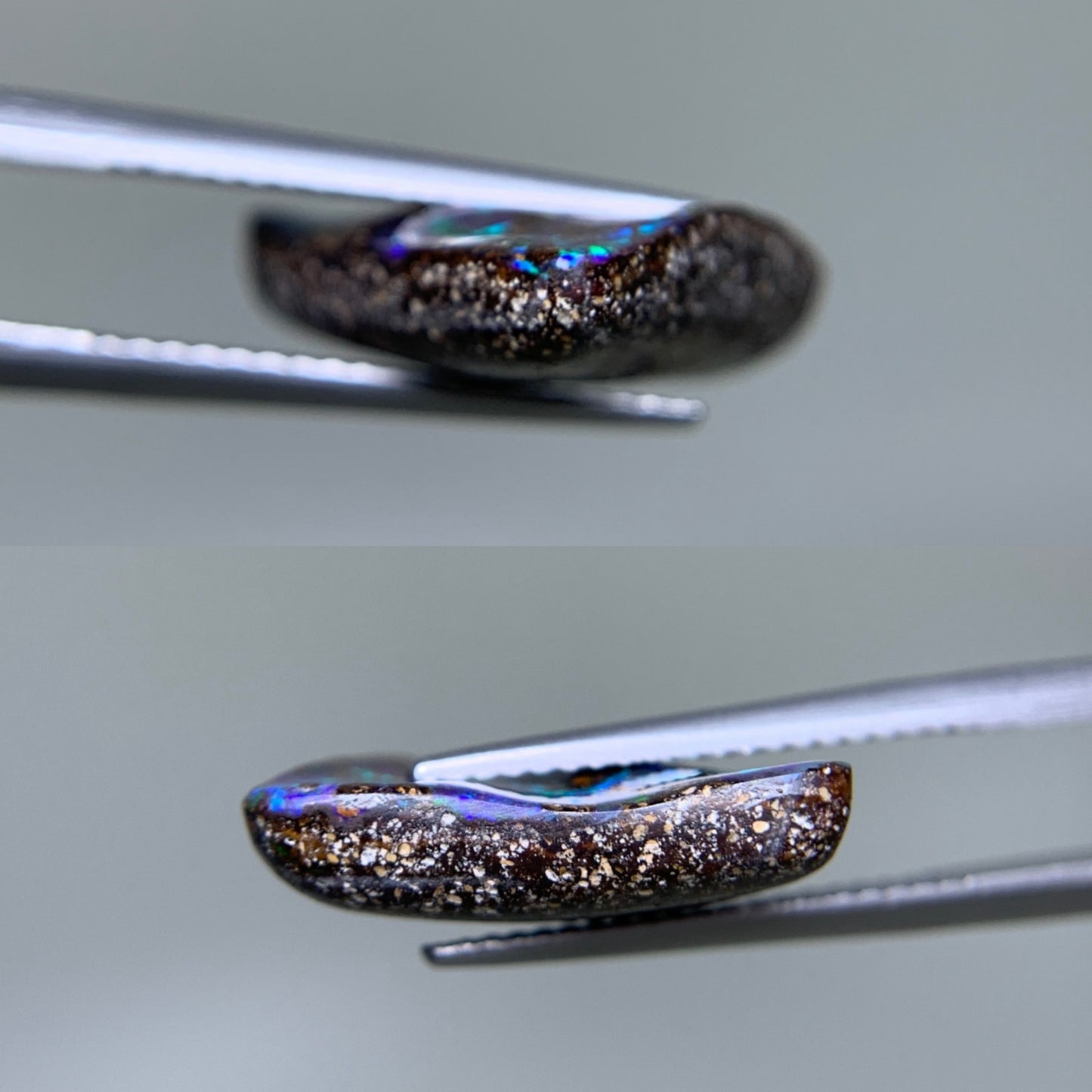 ボルダーオパール 天然 7.880ct 宝石ソーティング付き 15.2㎜×14.6㎜×4.9㎜ ルース（ 裸石 ） 8353Y