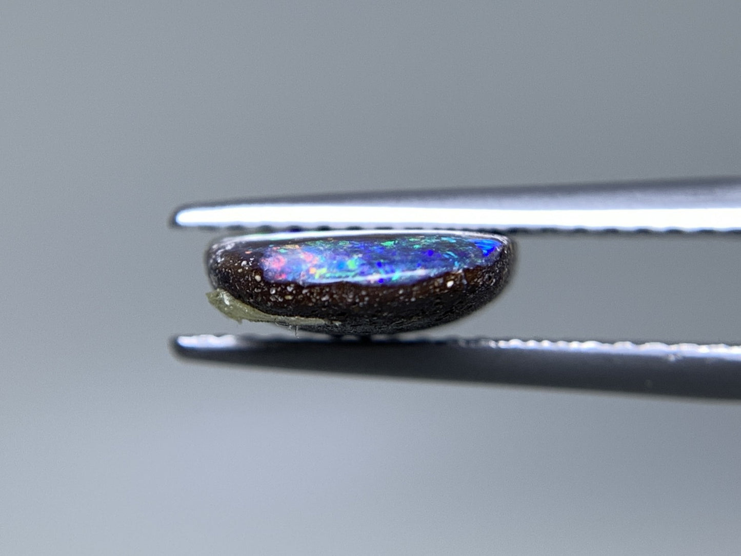 ボルダーオパール 天然 3.196ct 宝石ソーティング付き 13.4㎜×9.0㎜×3.1㎜ ルース（ 裸石 ） 7494Y
