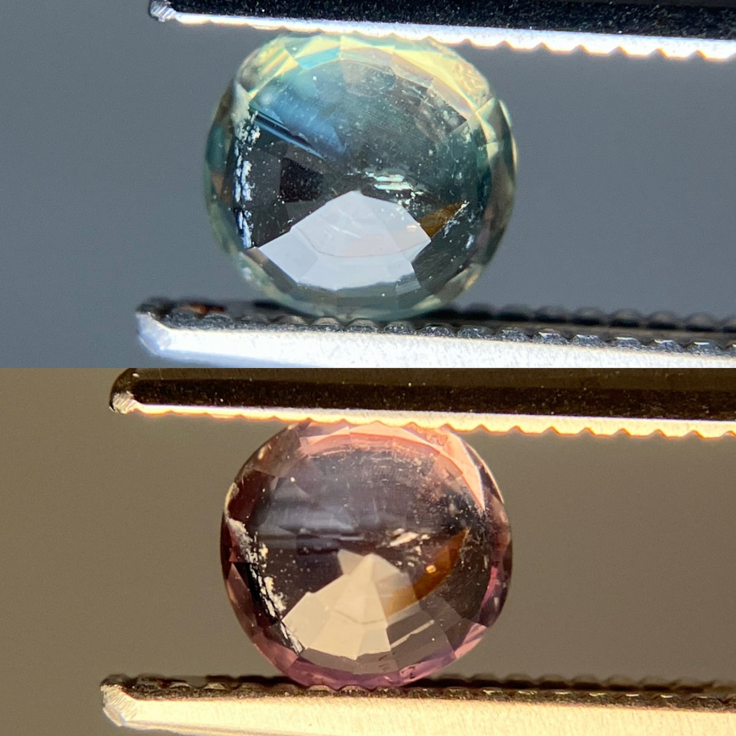 アレキサンドライト 天然 0.707ct 中央宝石ソーティング付き 5.21㎜×5.08㎜×3.24㎜ ルース（ 裸石 ） 6378YY