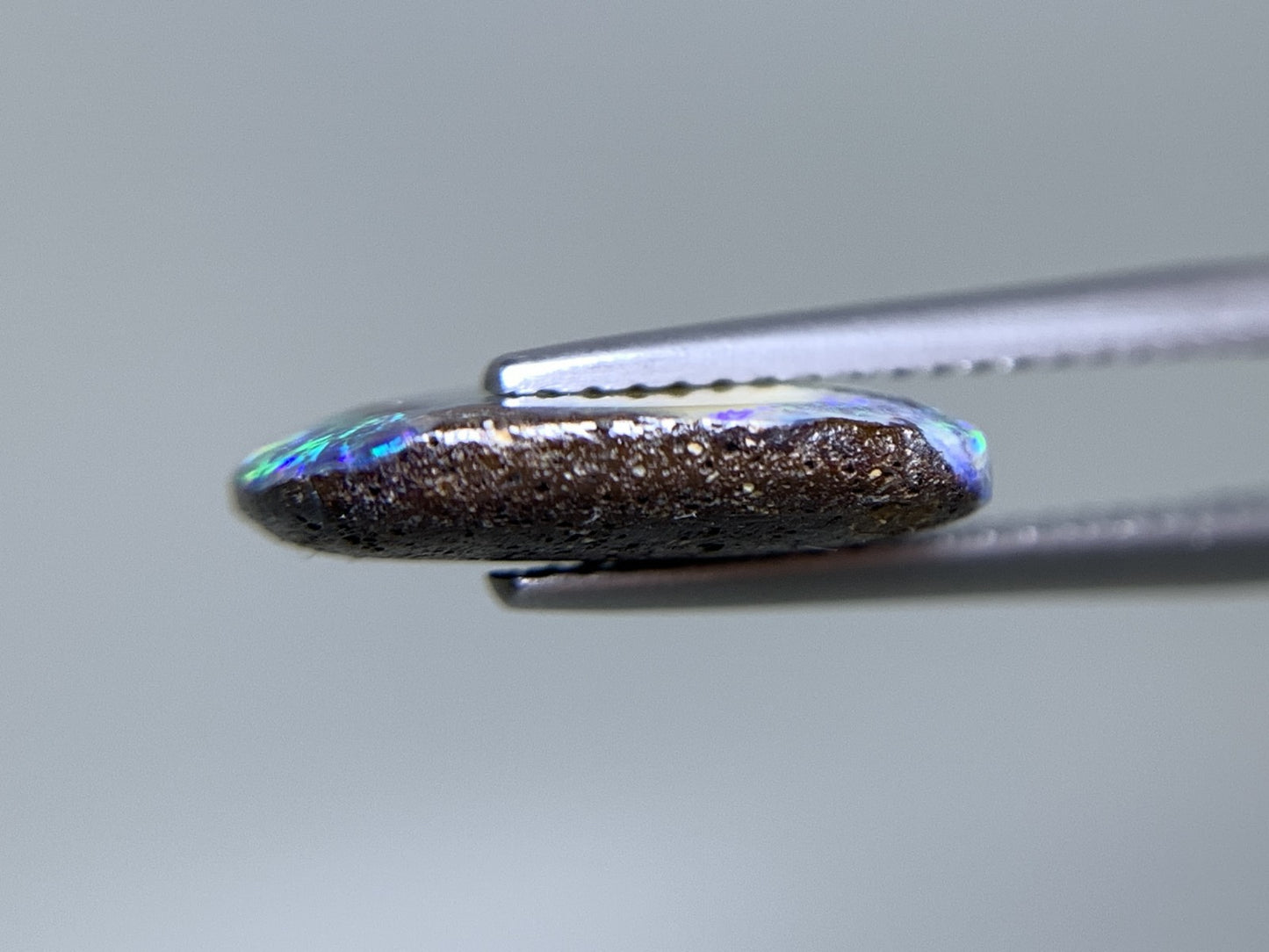 ボルダーオパール 天然 3.196ct 宝石ソーティング付き 13.4㎜×9.0㎜×3.1㎜ ルース（ 裸石 ） 7494Y
