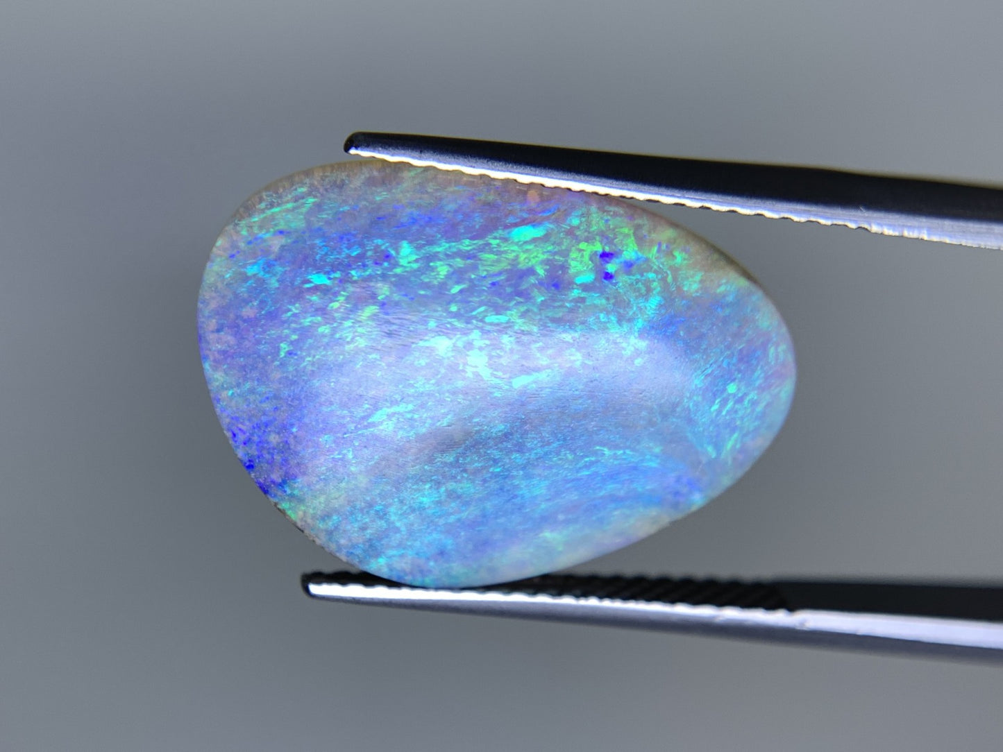 ボルダーオパール 天然 9.908ct 宝石ソーティング付き 19.7㎜×14.6㎜×5.4㎜ ルース（ 裸石 ） 7462Y